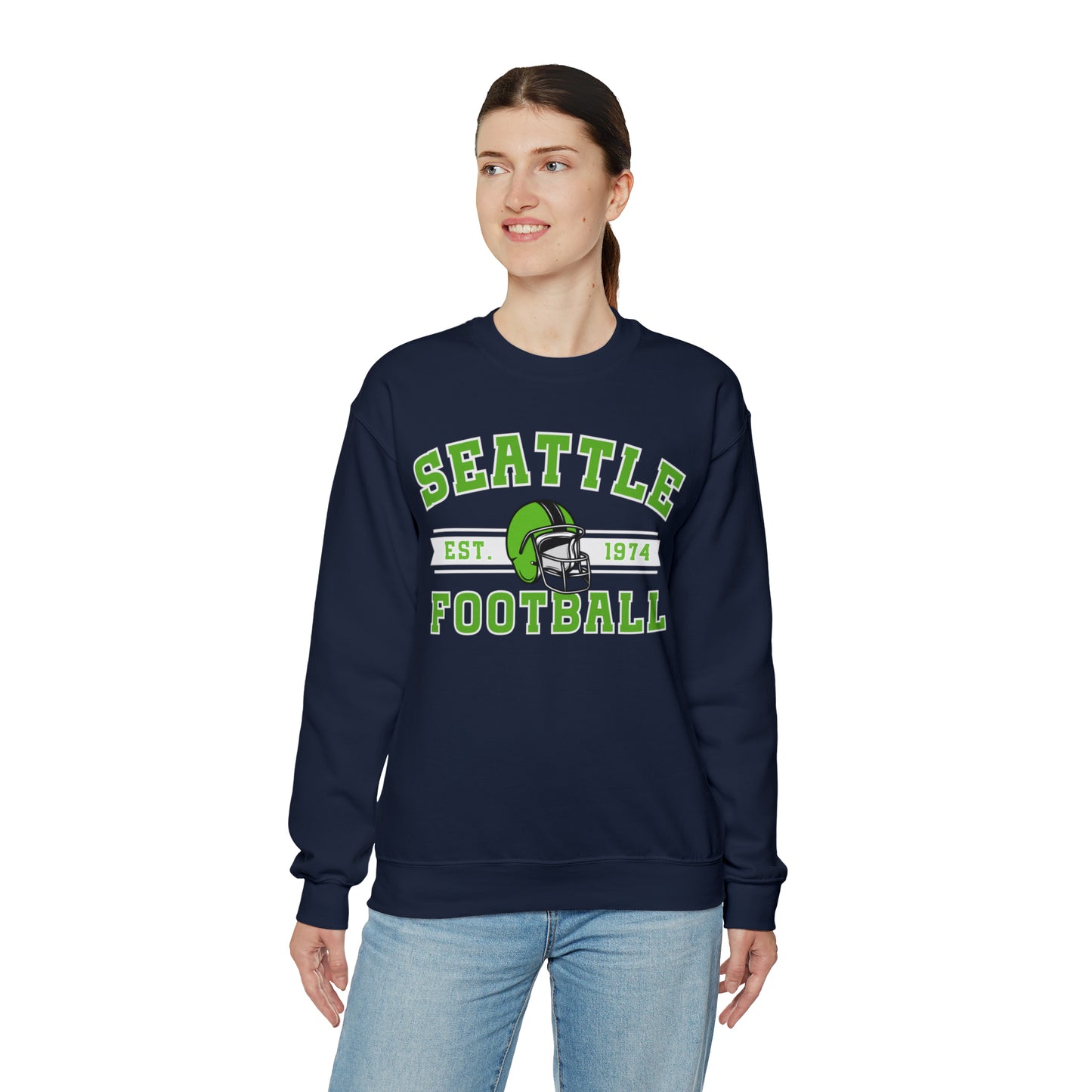 Seattle Football Crewneck - Happy Place Studio