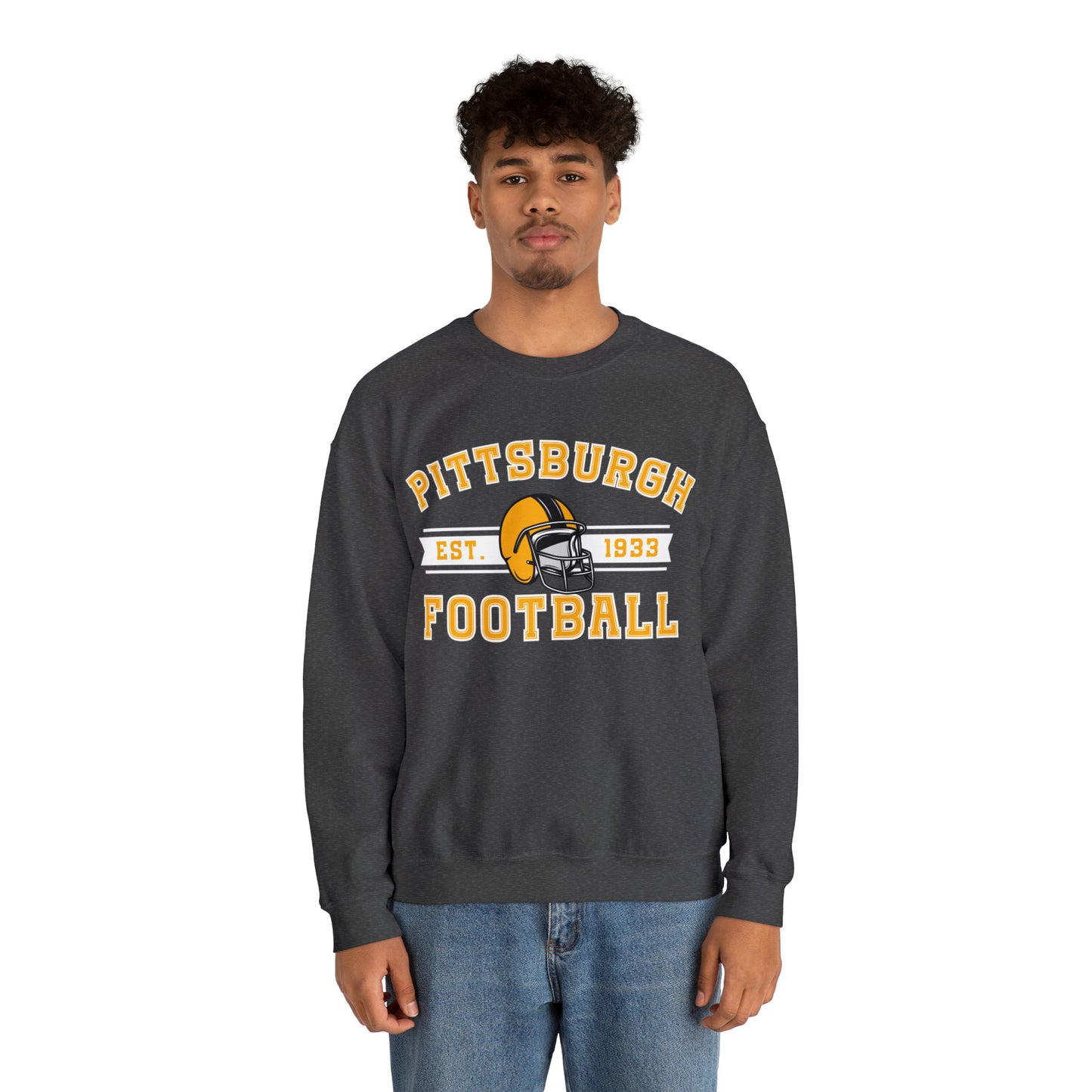 Pittsburgh Football Sweatshirt - Happy Place Studio