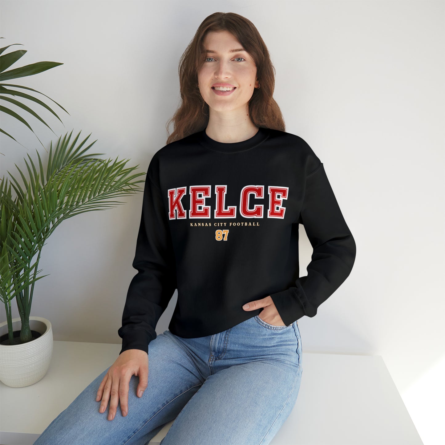 Travis Kelce 87 Sweatshirt - Happy Place Studio