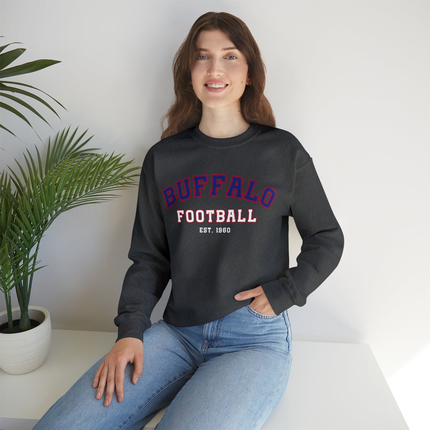 Buffalo Football Sweatshirt - Happy Place Studio