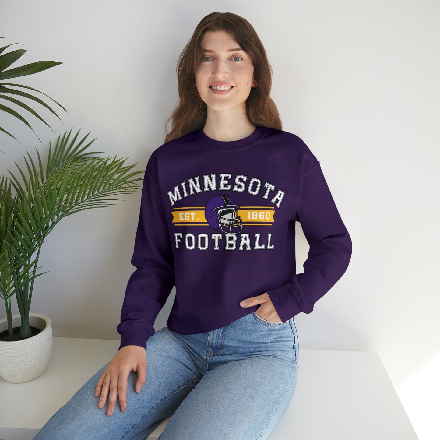 Minnesota Football Sweatshirt - Happy Place Studio