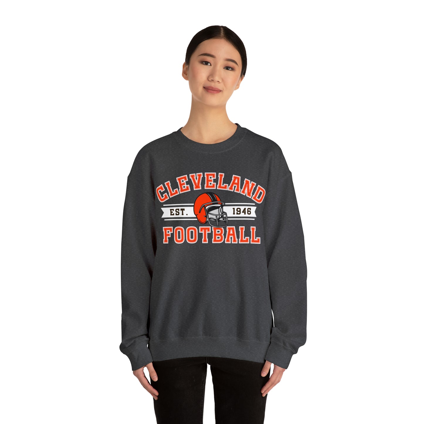 Cleveland Football Sweatshirt - Happy Place Studio