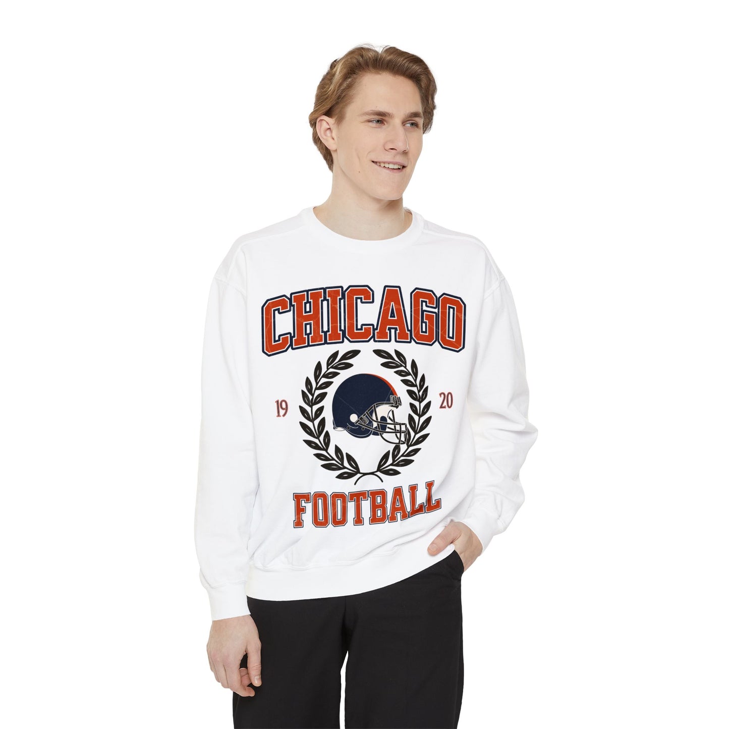 Comfort Colors Chicago Football Sweatshirt
