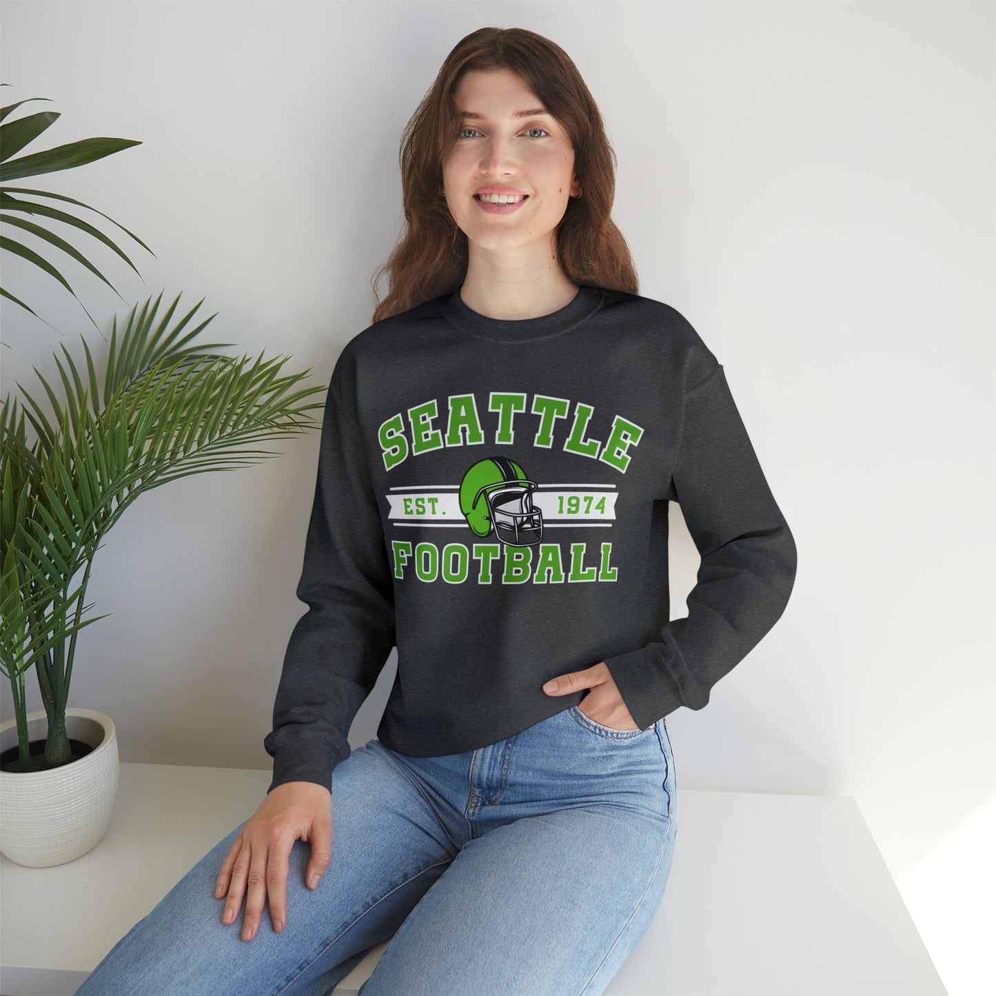 Seattle Football Crewneck - Happy Place Studio