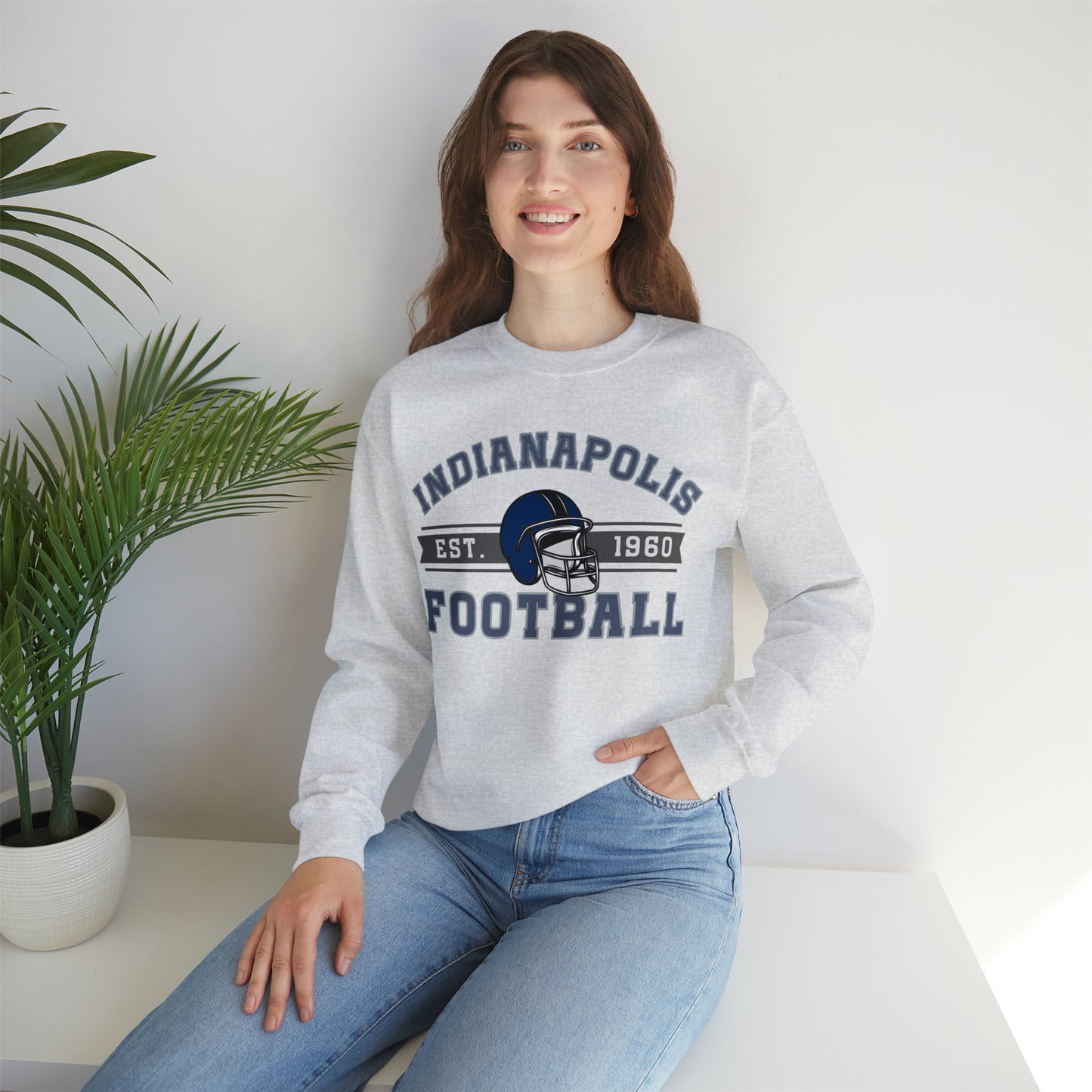 Indianapolis Football Sweatshirt - Happy Place Studio