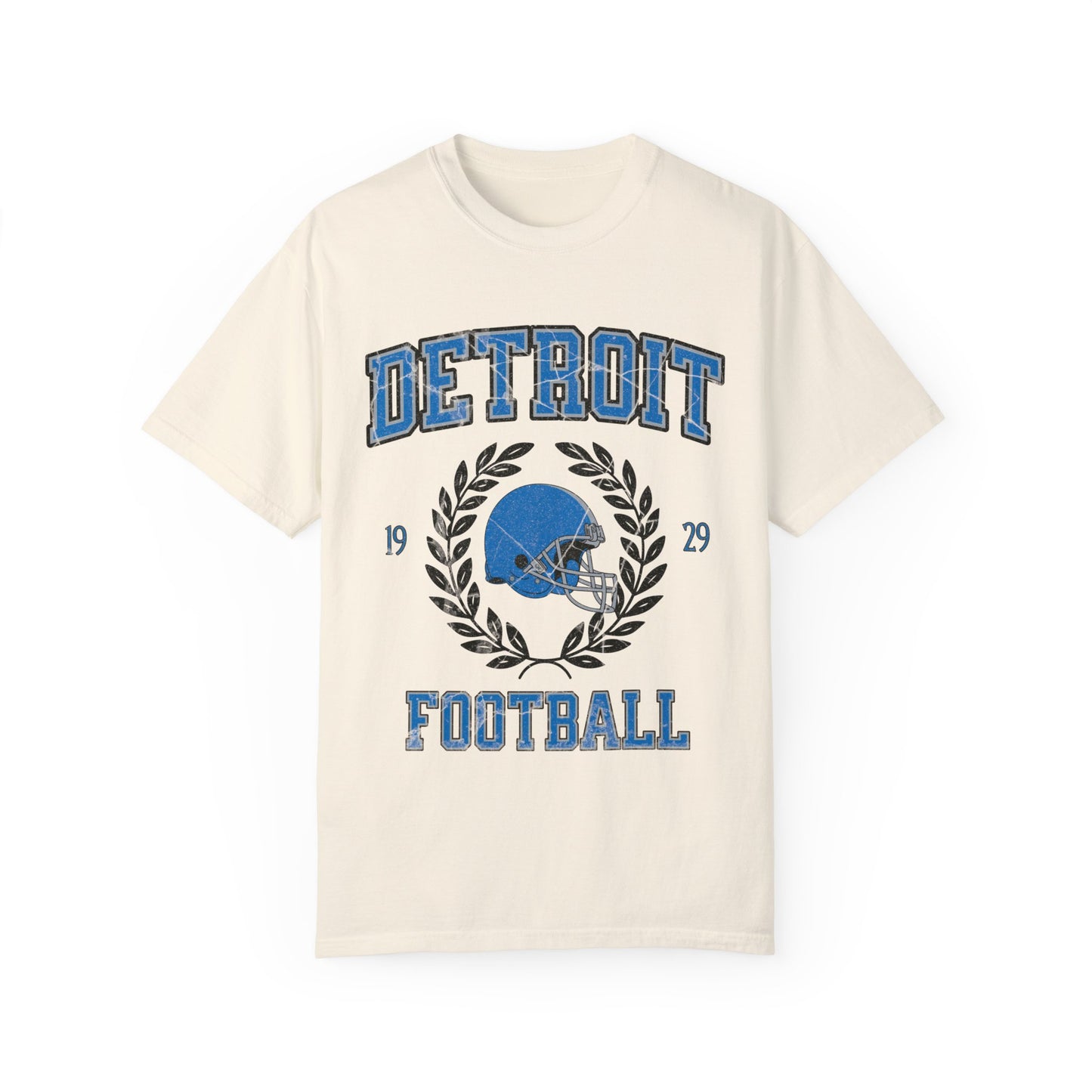 Comfort Colors Detroit Football Shirt