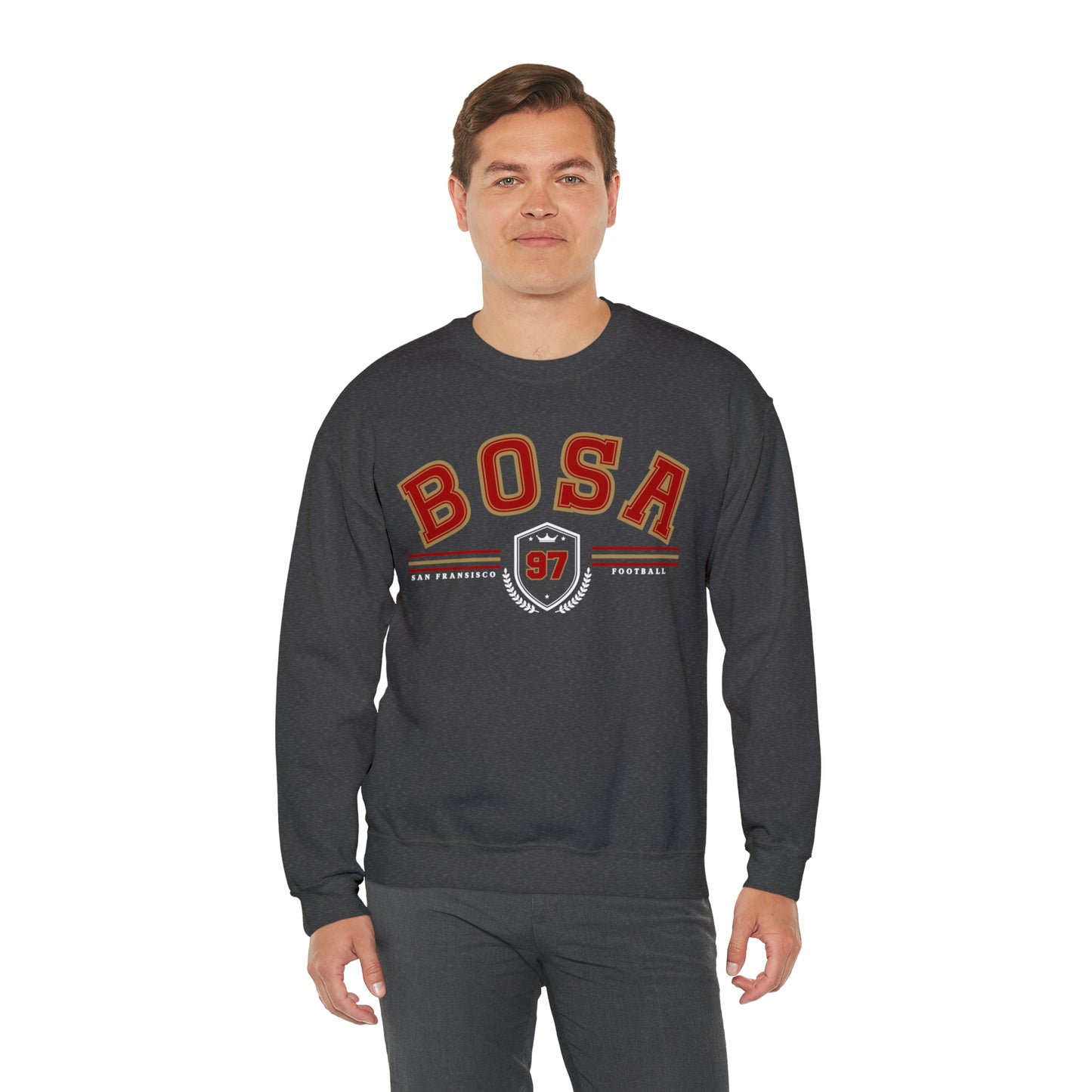 Nick Bosa Sweatshirt - Happy Place Studio