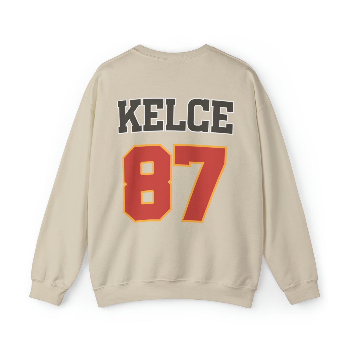 Only Here For Kelce Sweatshirt (FRONT AND BACK) - Happy Place Studio