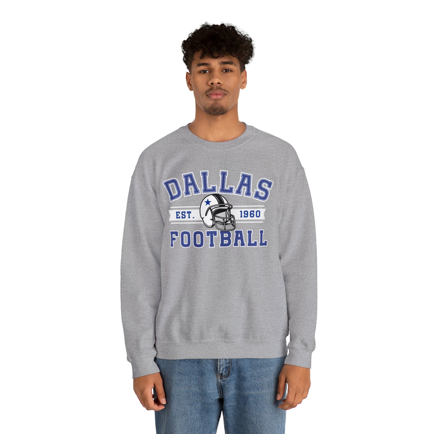 Dallas Football Sweatshirt - Happy Place Studio