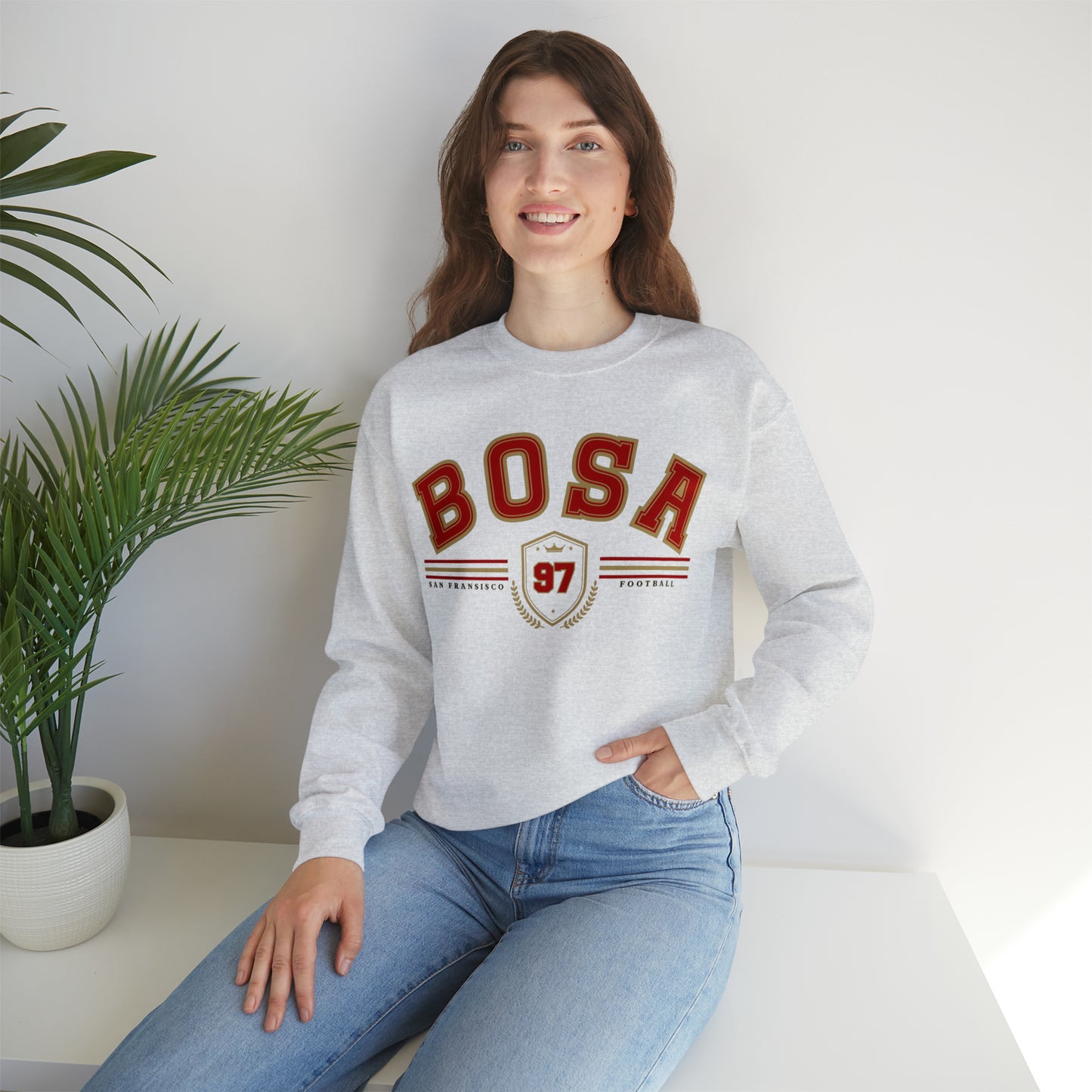 Nick Bosa Sweatshirt - Happy Place Studio