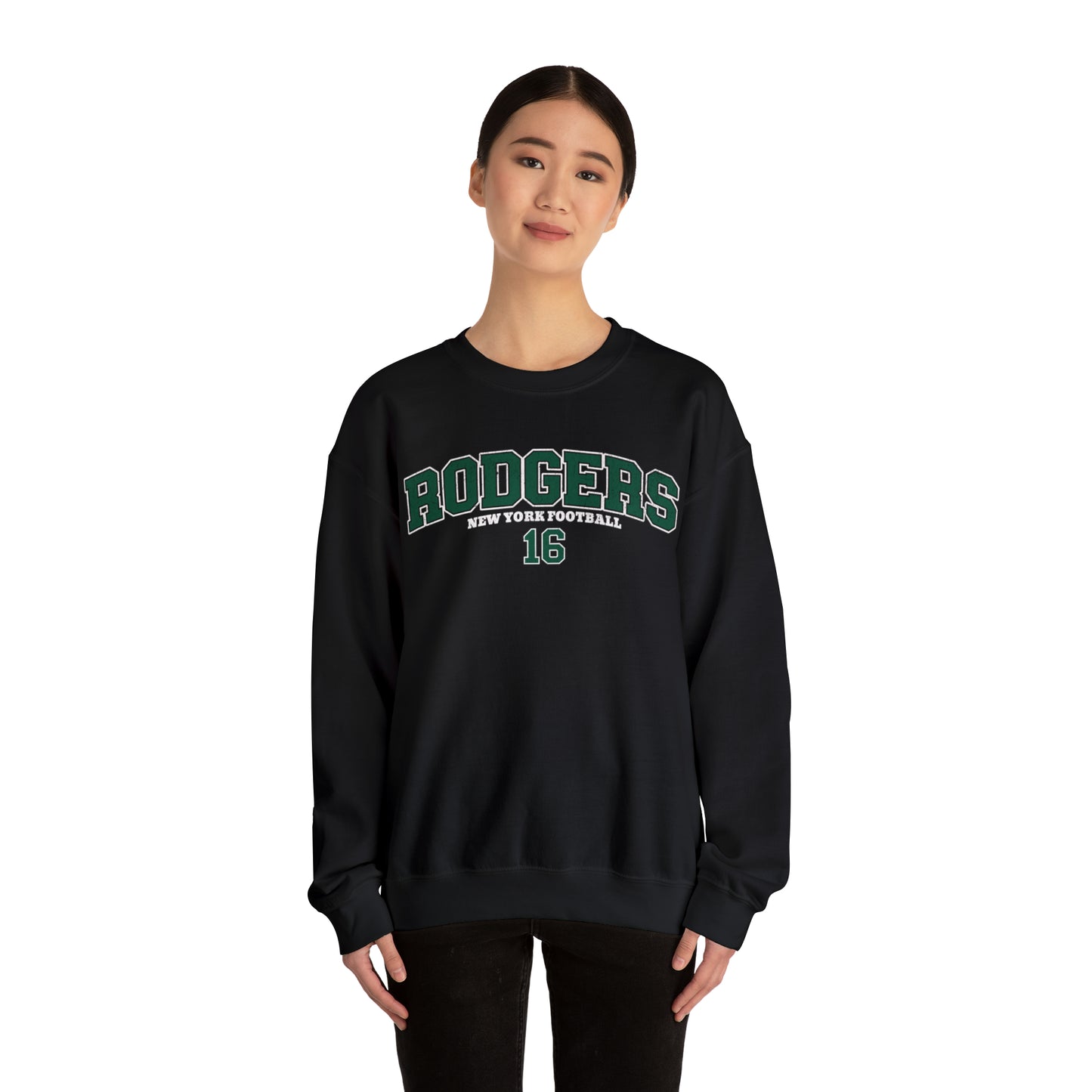 Aaron Rodgers Sweatshirt, Aaron Rodgers Jersey, New York Football Crewneck, Vintage Style Jets Sweatshirt, Aaron Rodgers shirt,Jets Crewneck - Happy Place Studio