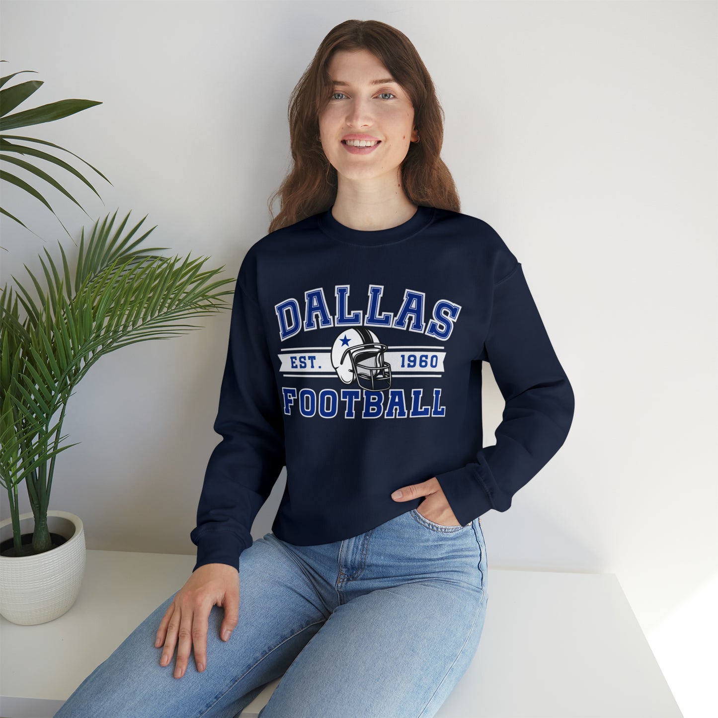 Dallas Football Sweatshirt - Happy Place Studio