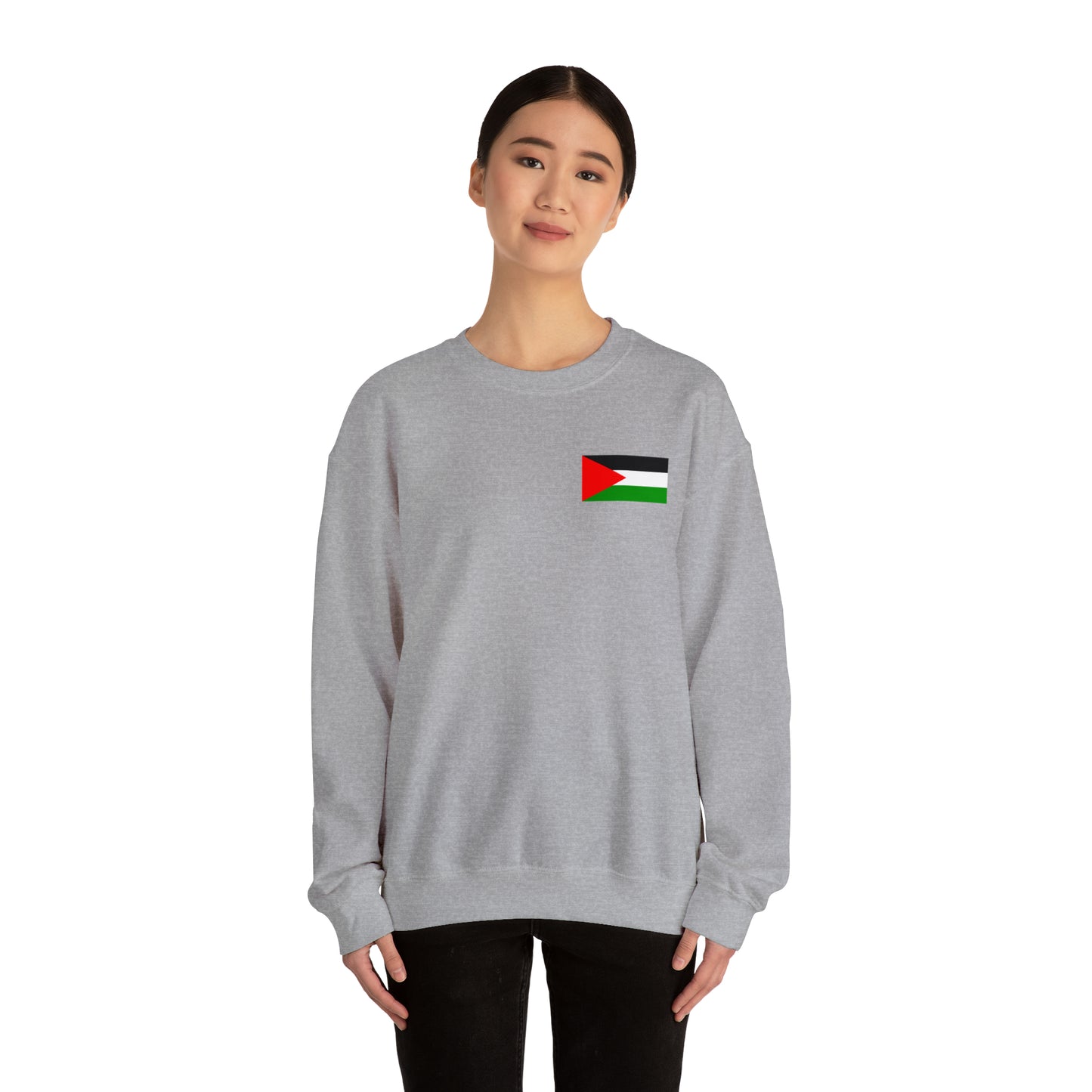 Palestine Crewneck with Flag