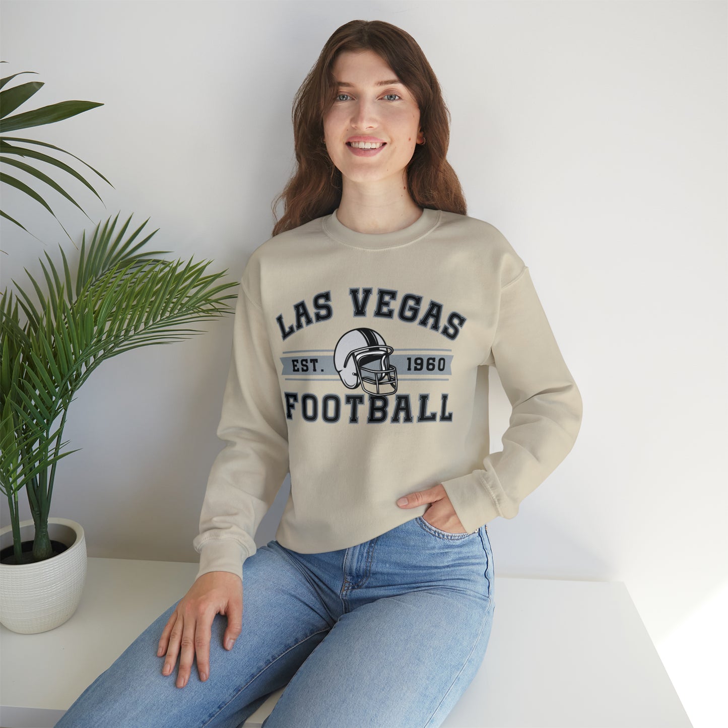 Las Vegas Football Sweatshirt - Happy Place Studio
