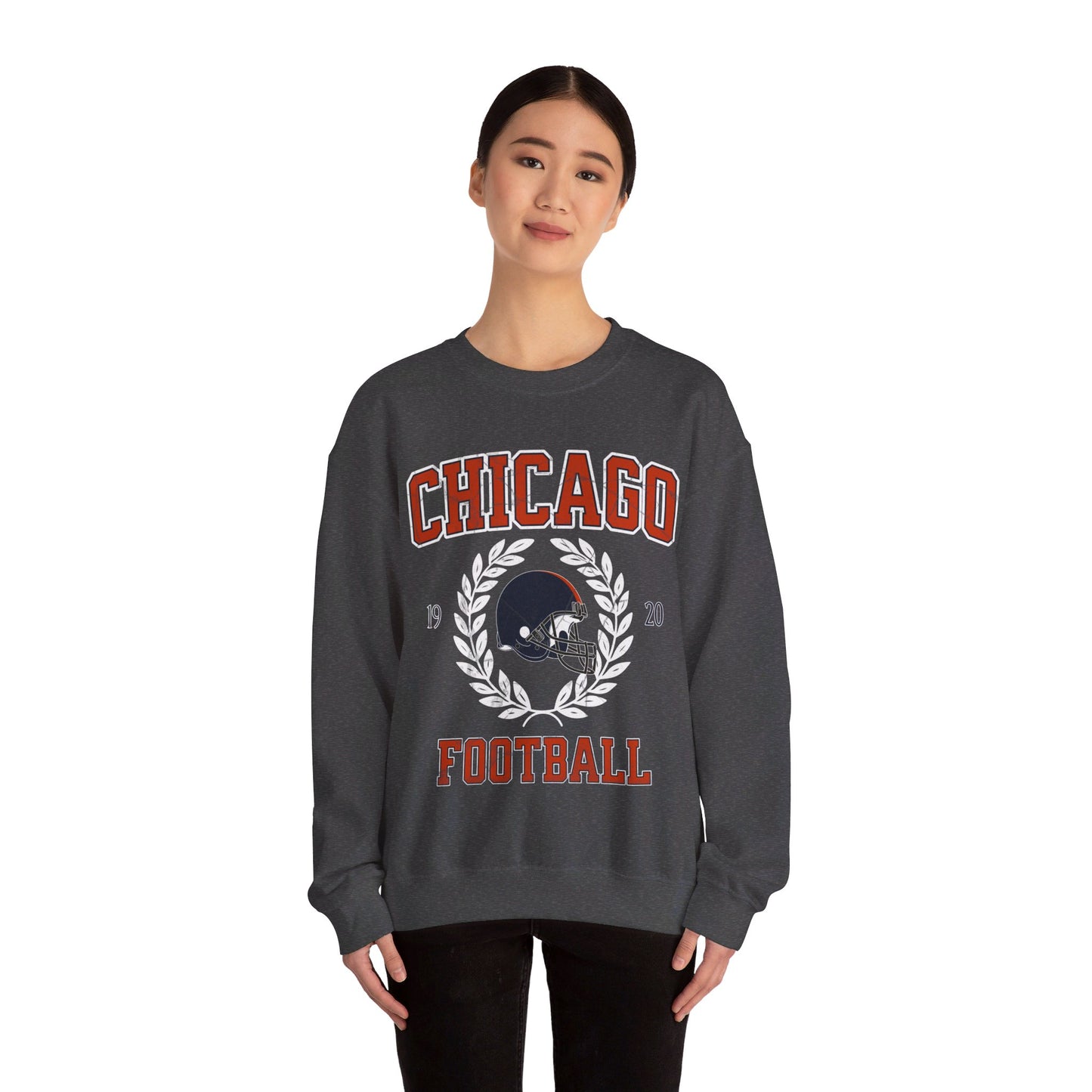 Chicago Football Sweatshirt, Vintage Bear Football Crewneck, Retro Chicago Football Shirt, Chicago Football, Bear Sweatshirt, Caleb Williams