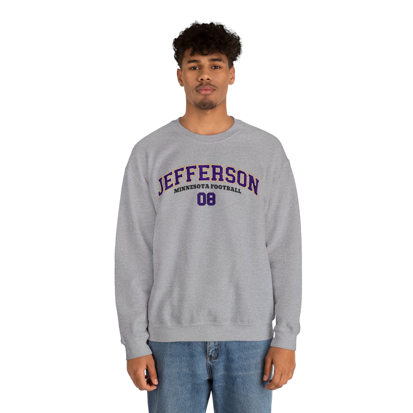 Justin Jefferson Sweatshirt, Minnesota Football Sweatshirt,Justin Jefferson Crewneck,Skol Minnesota,Justin Jefferson Shirt,Viking Sweatshirt - Happy Place Studio