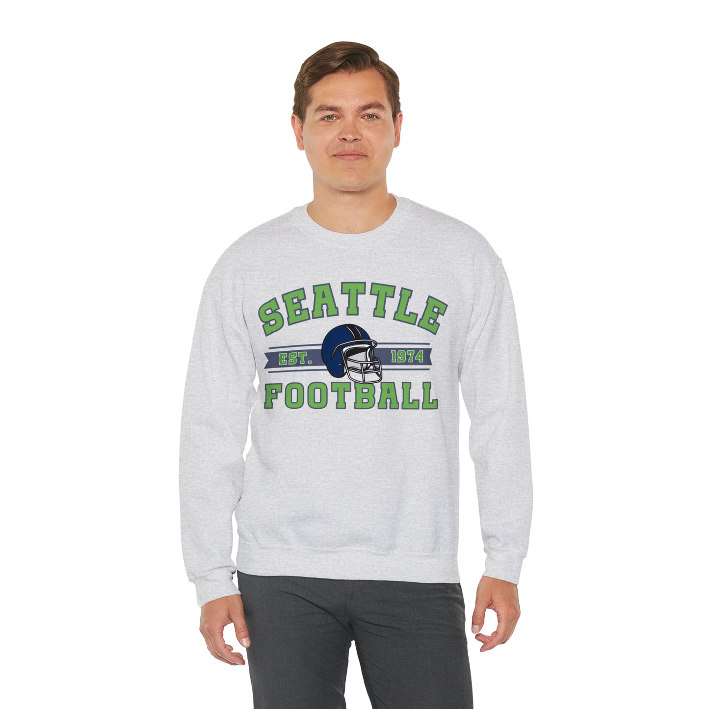 Seattle Football Crewneck - Happy Place Studio