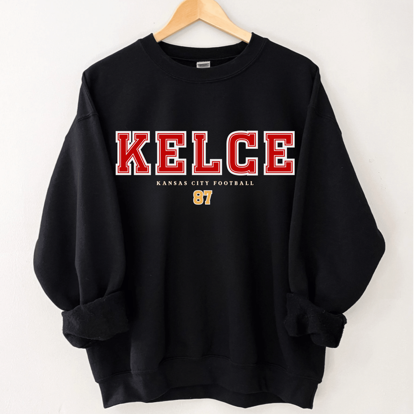 Travis Kelce 87 Sweatshirt - Happy Place Studio