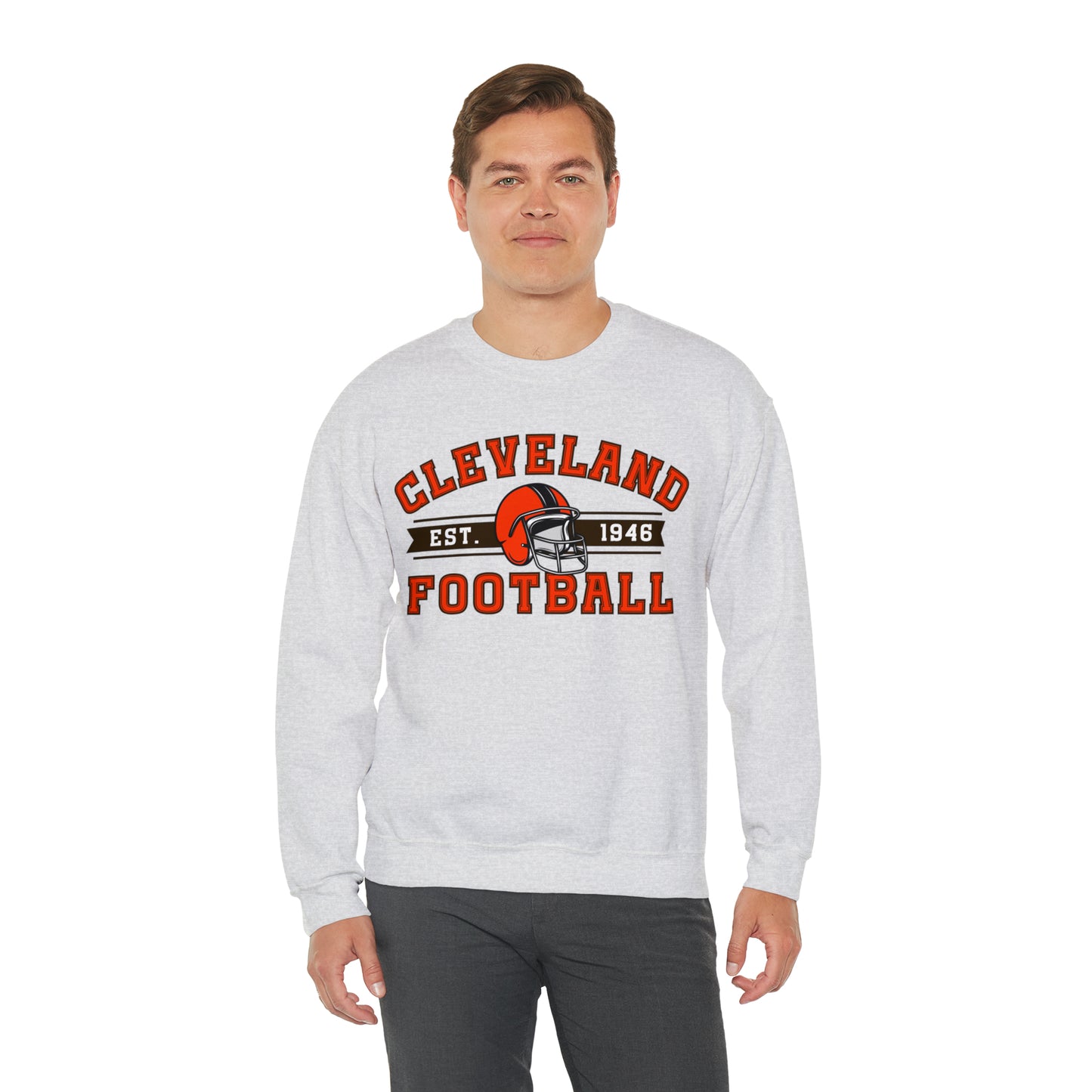 Cleveland Football Sweatshirt - Happy Place Studio