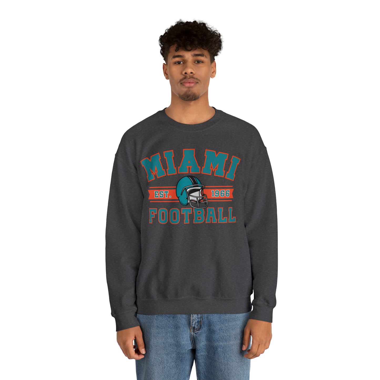 Miami Football Sweatshirt - Happy Place Studio