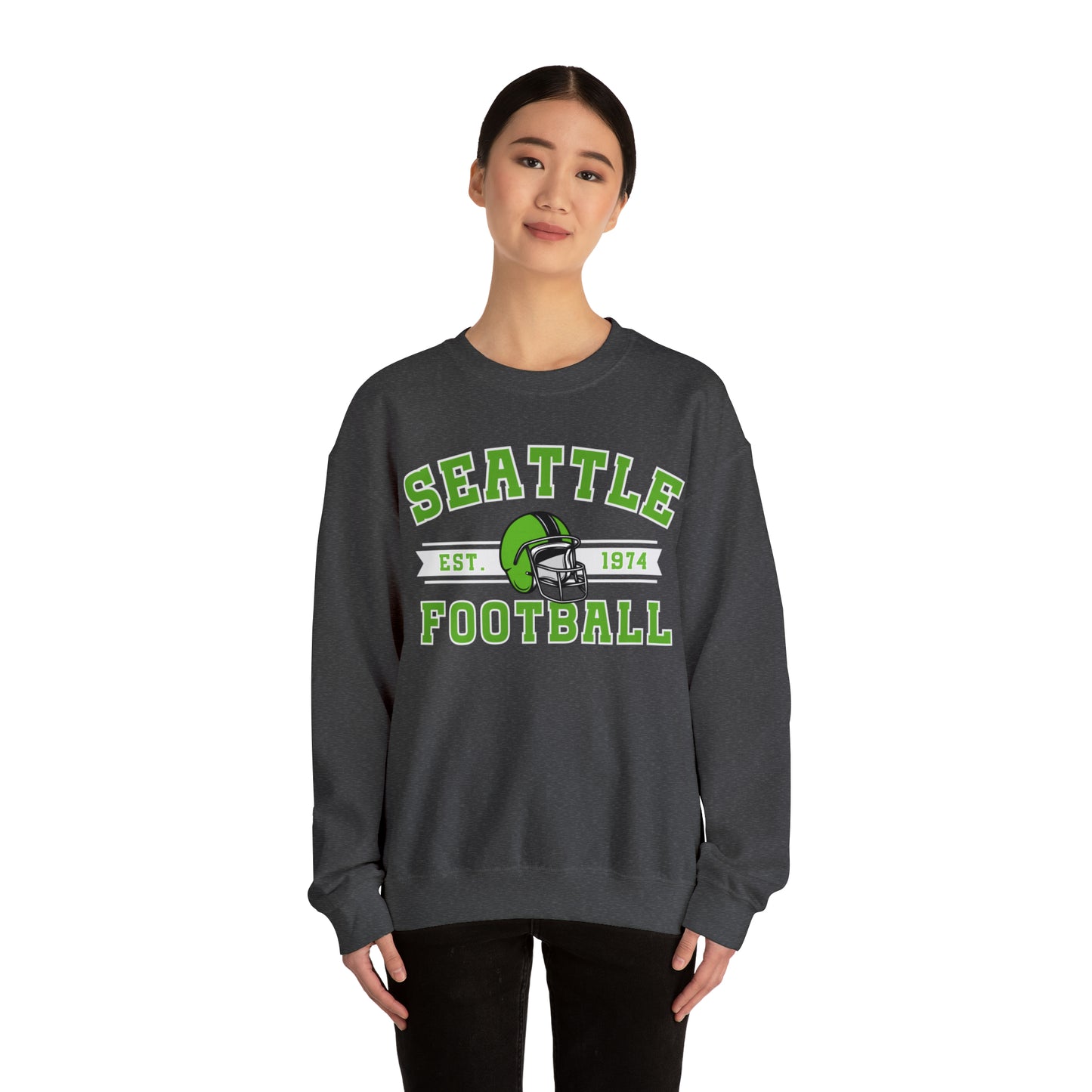 Seattle Football Crewneck - Happy Place Studio