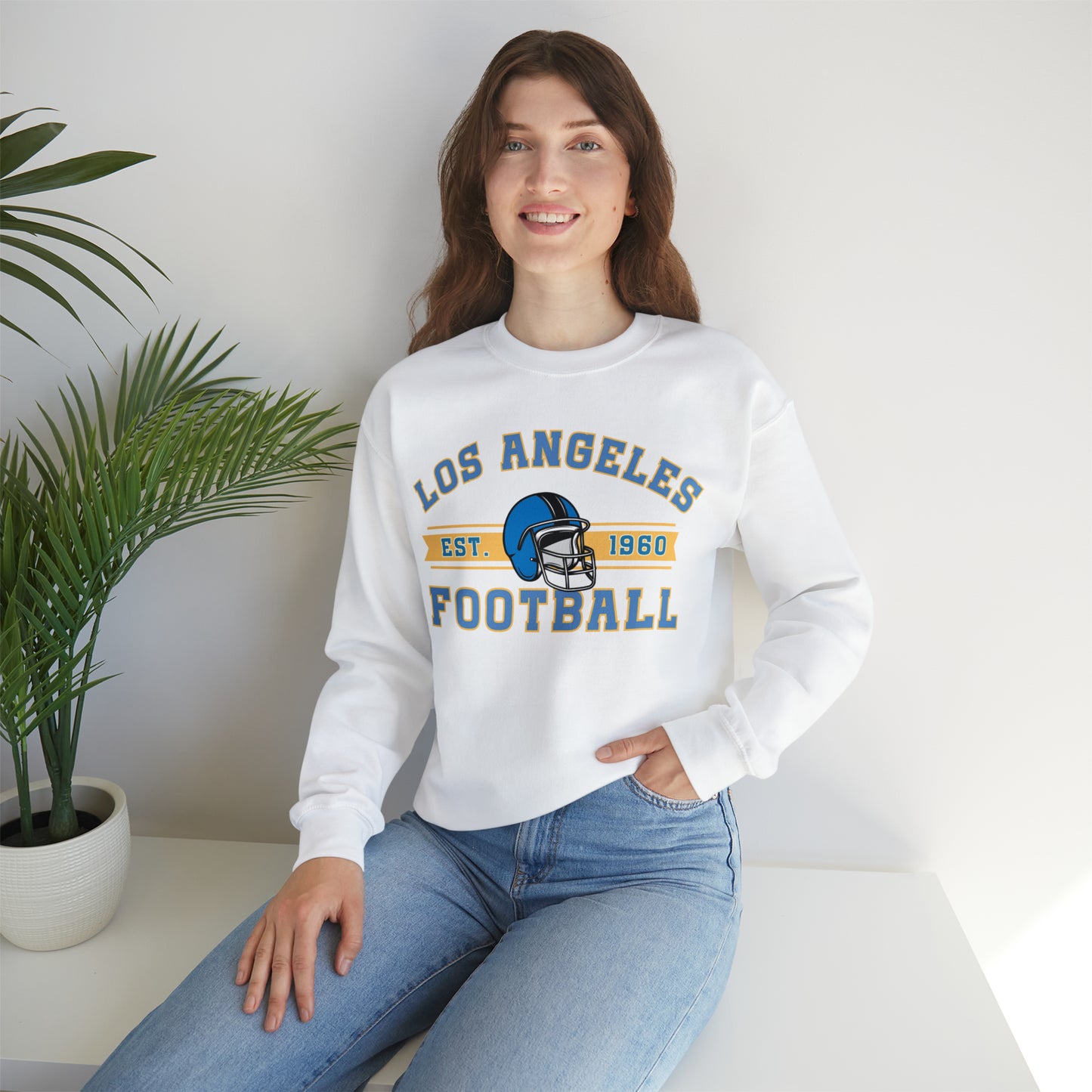 Los Angeles Football Sweatshirt - Happy Place Studio