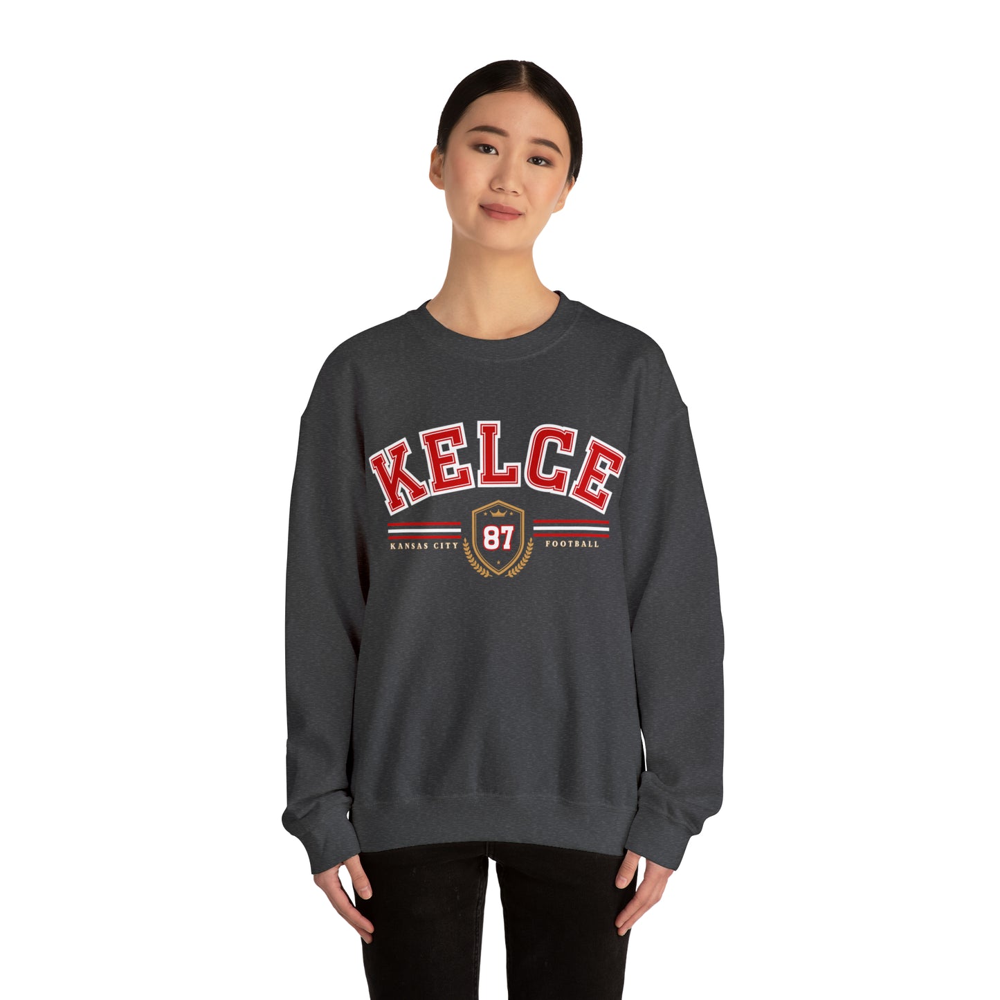 Travis Kelce Varsity Sweatshirt - Happy Place Studio