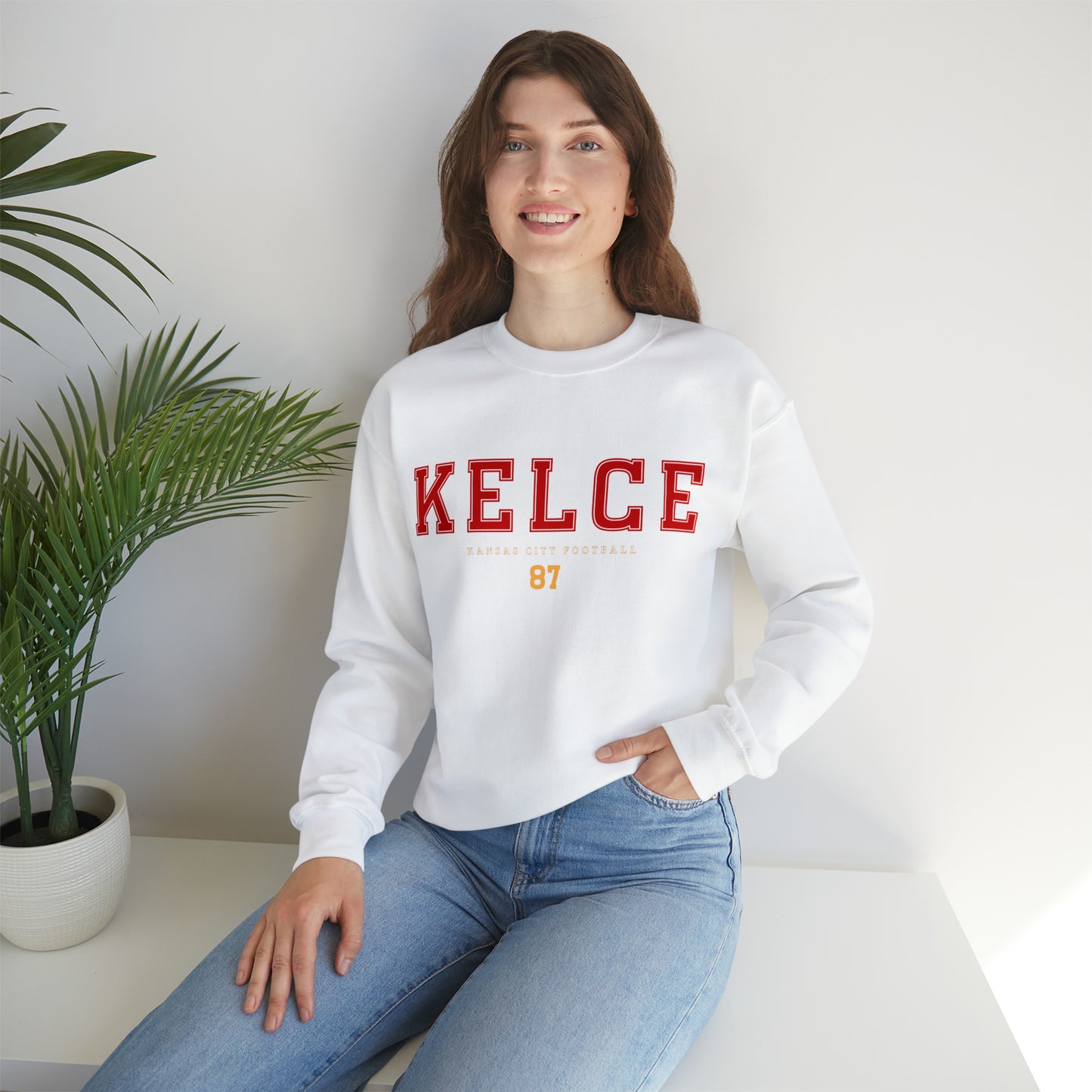 Travis Kelce 87 Sweatshirt - Happy Place Studio