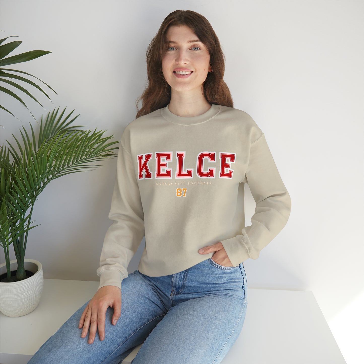 Travis Kelce 87 Sweatshirt - Happy Place Studio