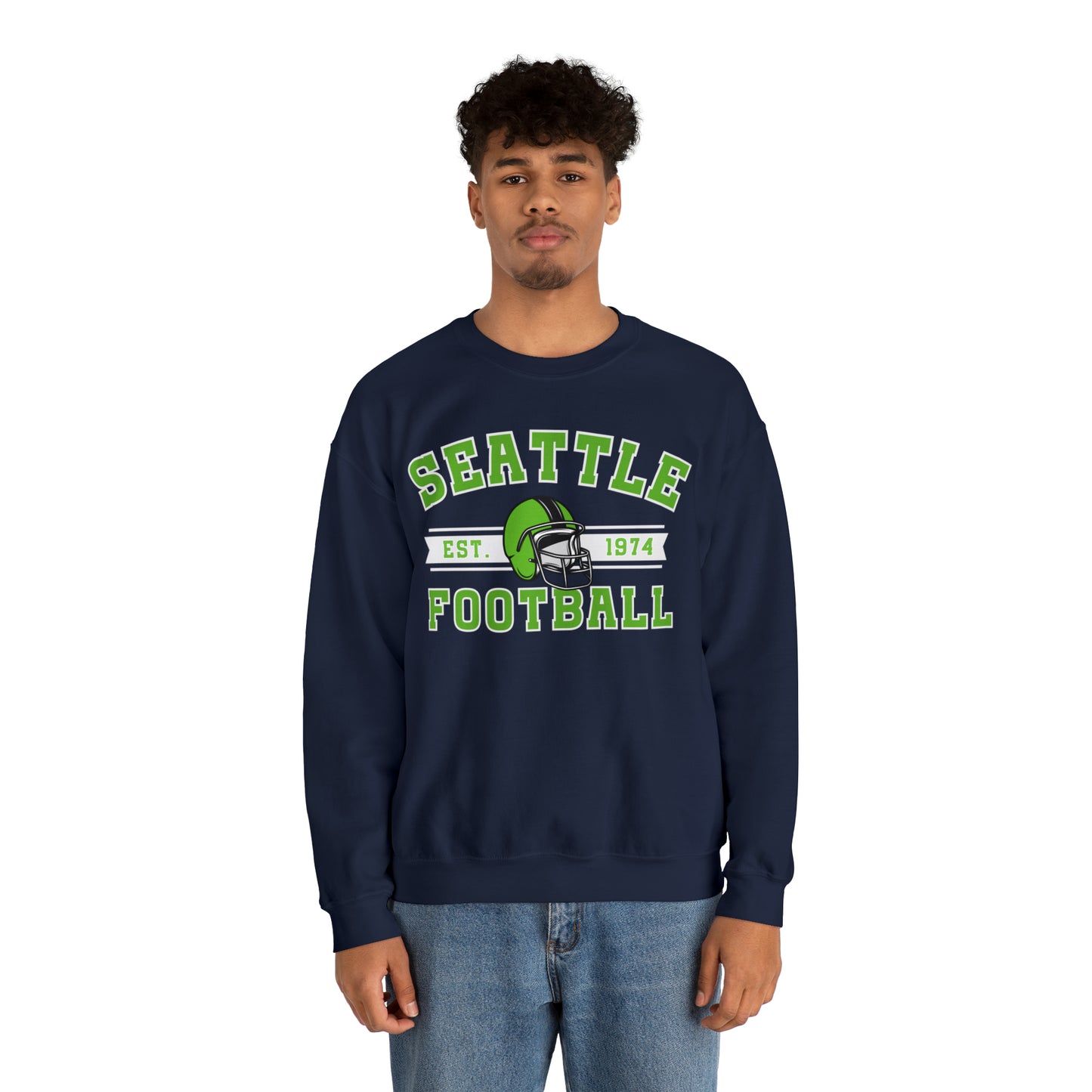 Seattle Football Crewneck - Happy Place Studio