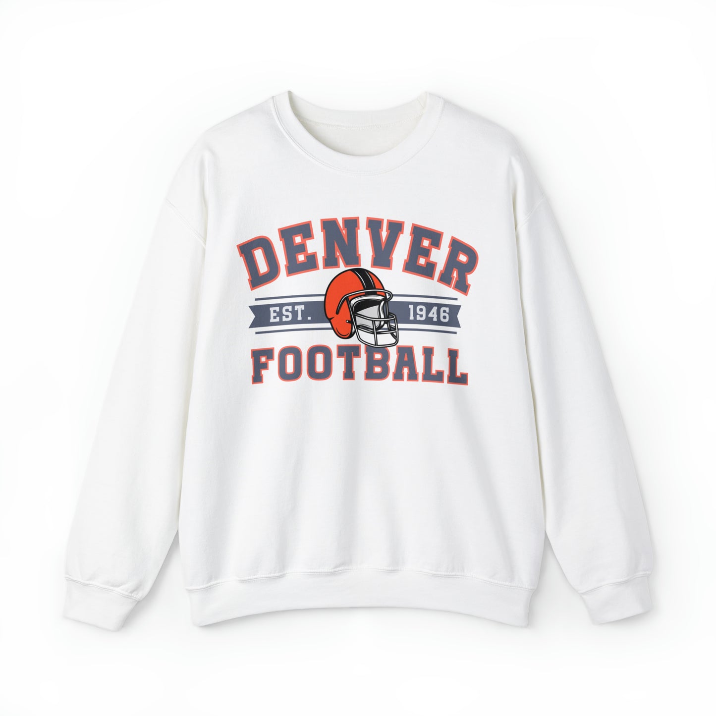 Vintage Denver Football Sweatshirt - Happy Place Studio