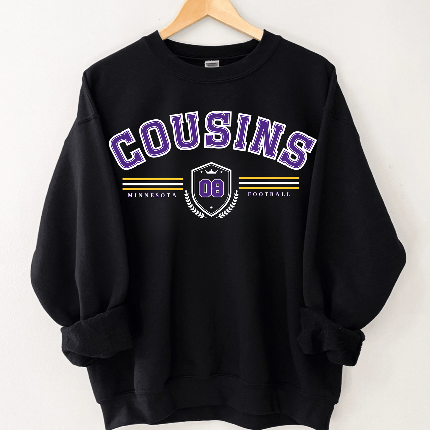 Kirk Cousins Sweatshirt - Happy Place Studio