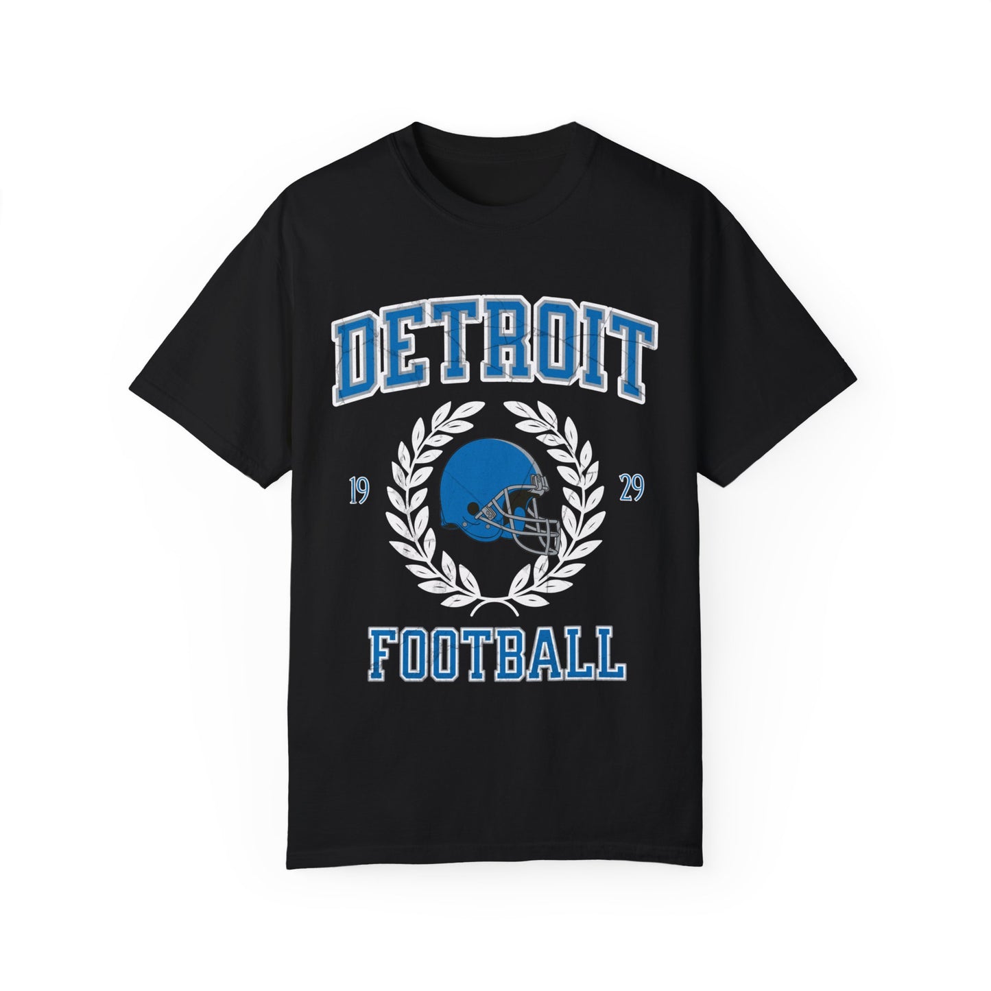 Comfort Colors Detroit Football Shirt