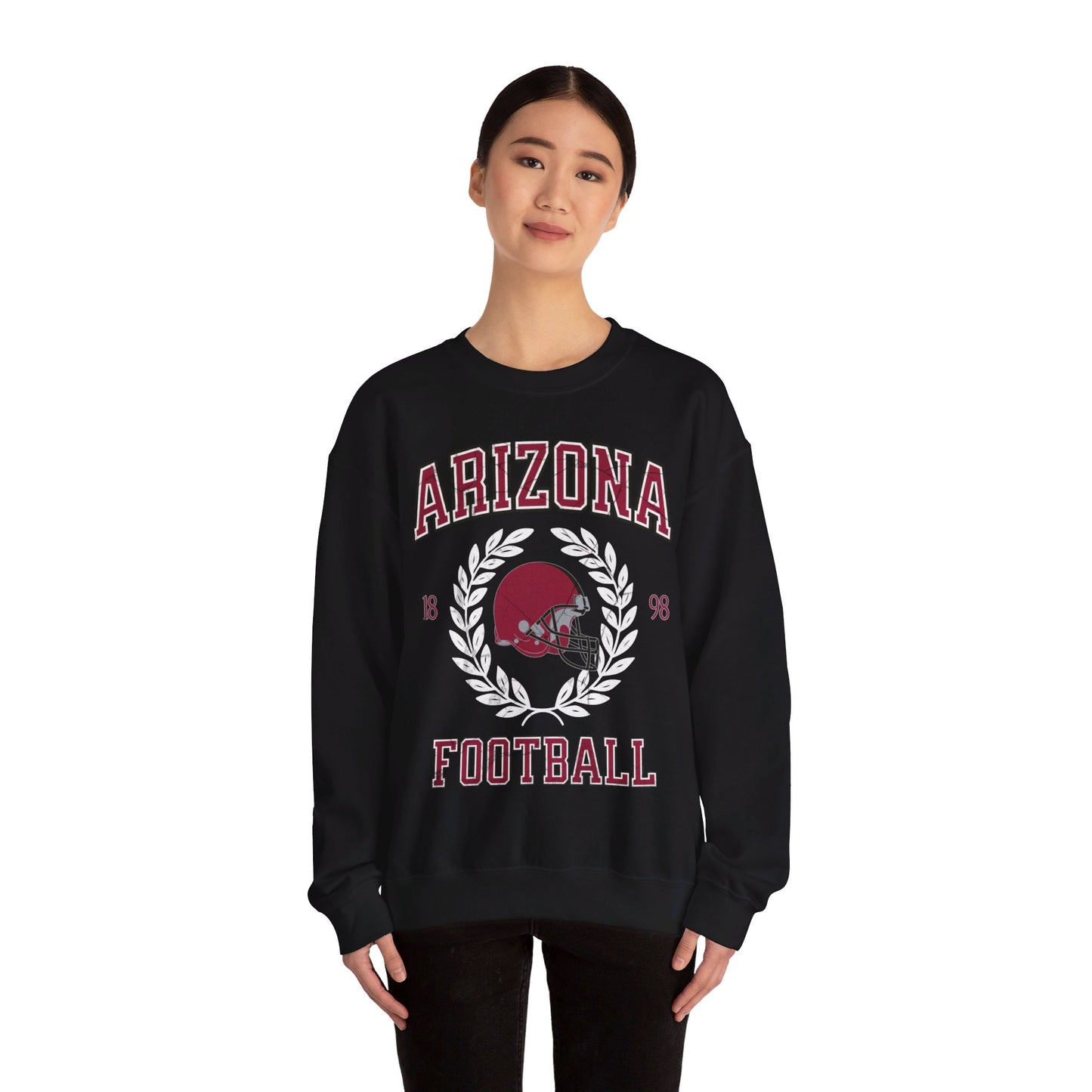 Arizona Football Sweatshirt, Vintage Arizona Football Crewneck, Retro Cardinal Football Shirt, Cardinal Football Gift, Cardinal Sweatshirt