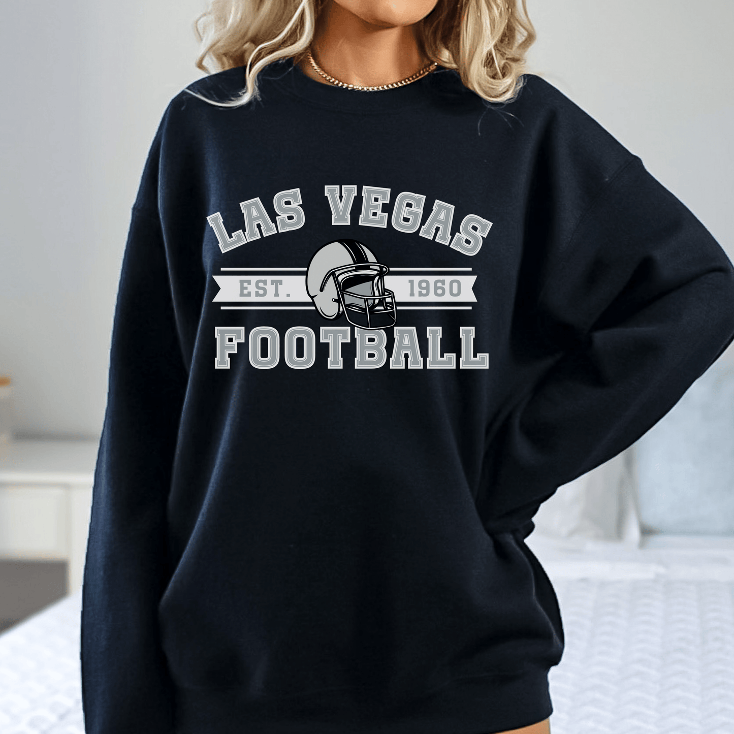 Las Vegas Football Sweatshirt - Happy Place Studio