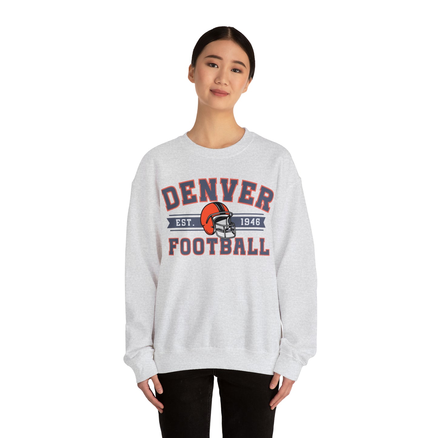 Vintage Denver Football Sweatshirt - Happy Place Studio