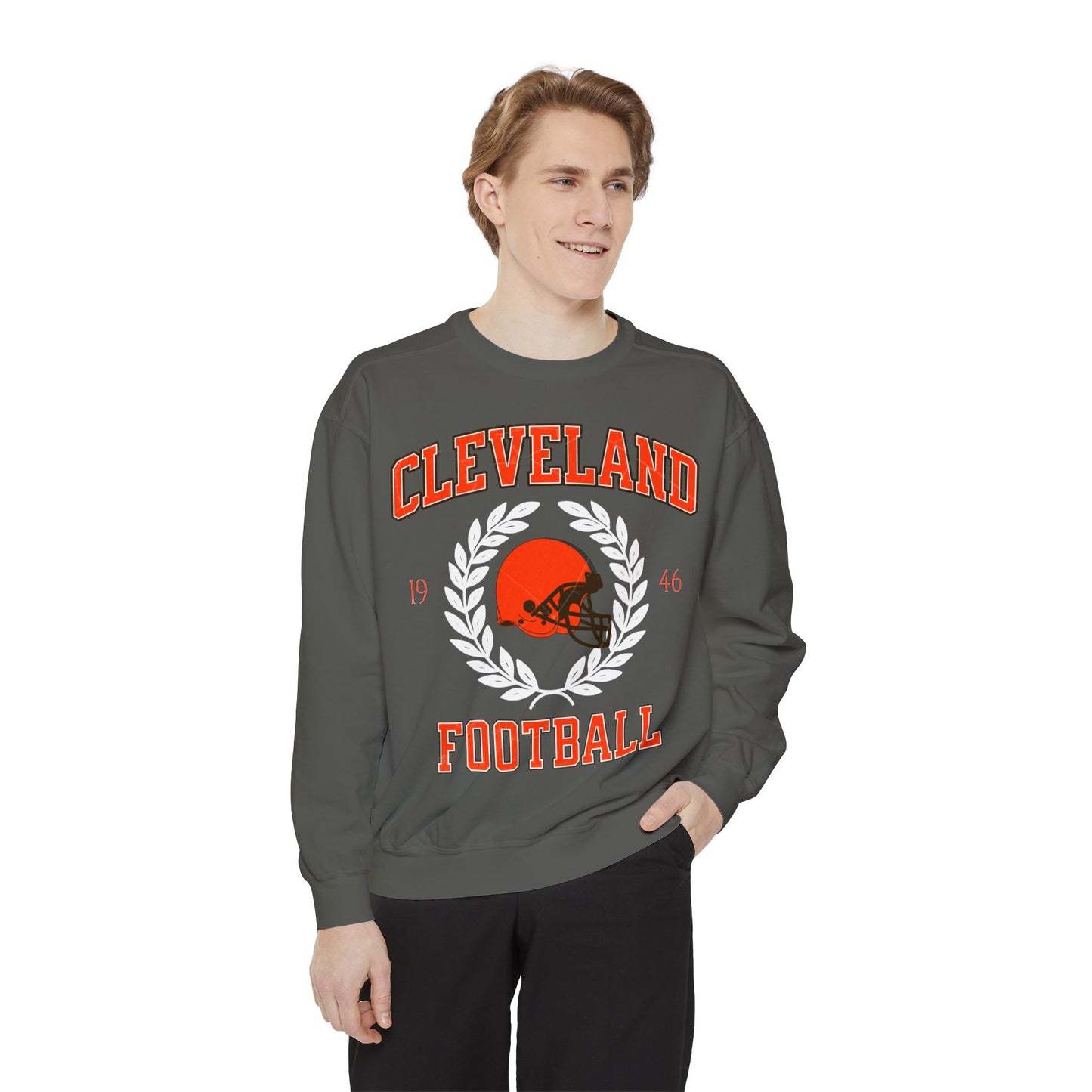 Comfort Colors Cleveland Football Sweatshirt