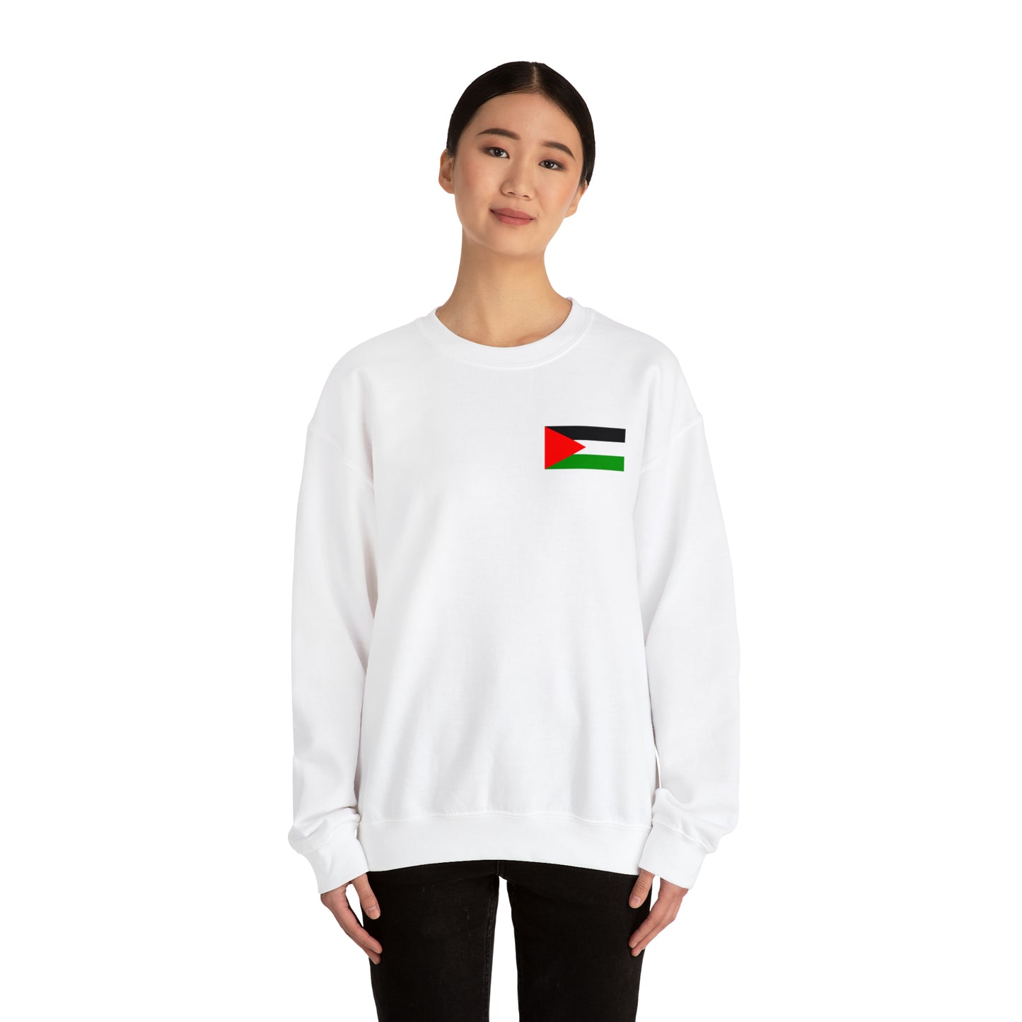 Palestine Crewneck with Flag