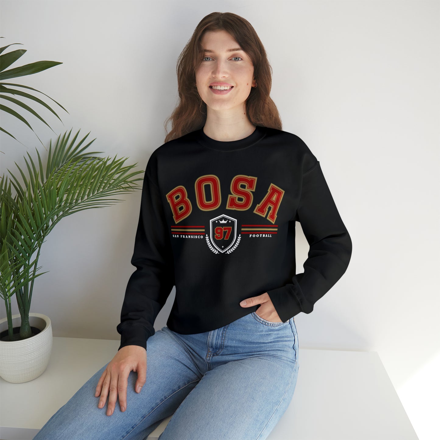 Nick Bosa Sweatshirt - Happy Place Studio