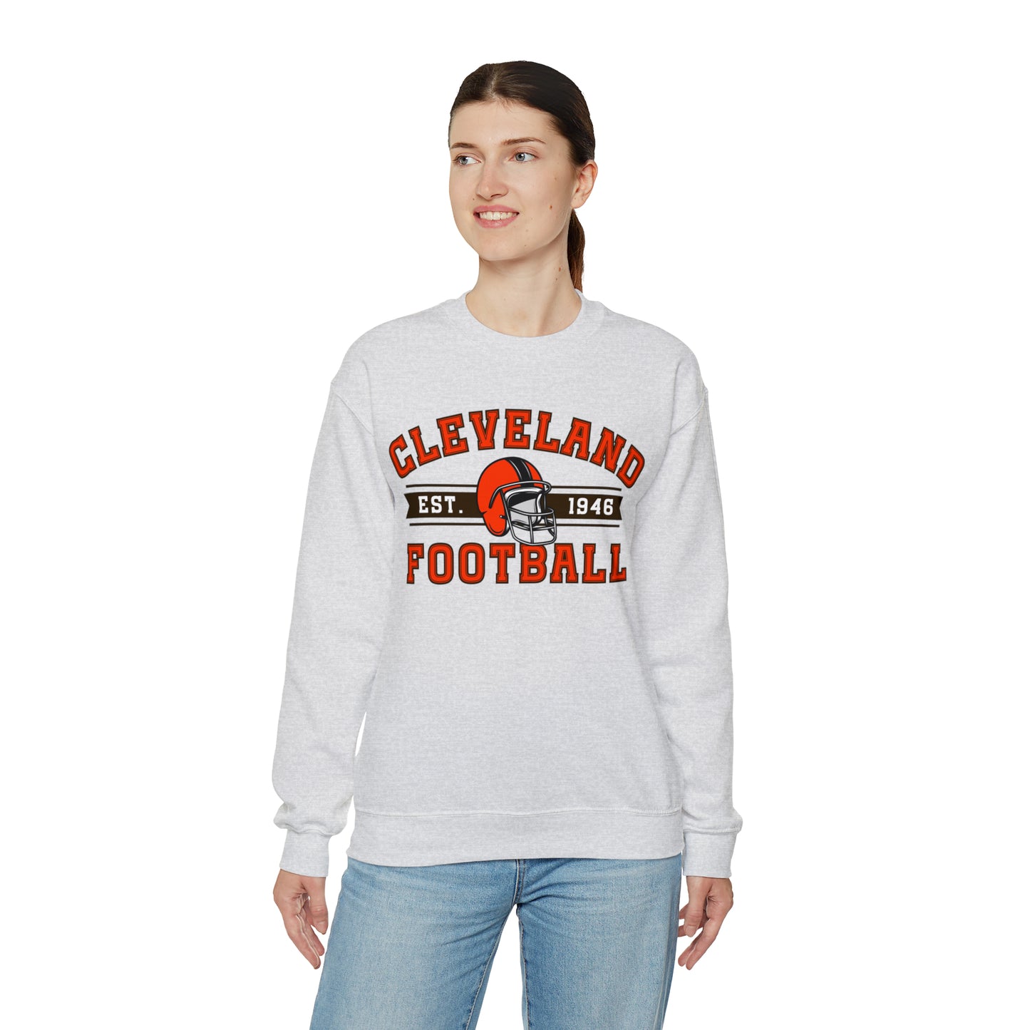 Cleveland Football Sweatshirt - Happy Place Studio