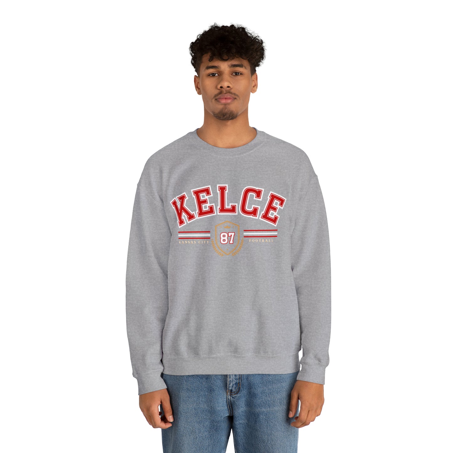Travis Kelce Varsity Sweatshirt - Happy Place Studio
