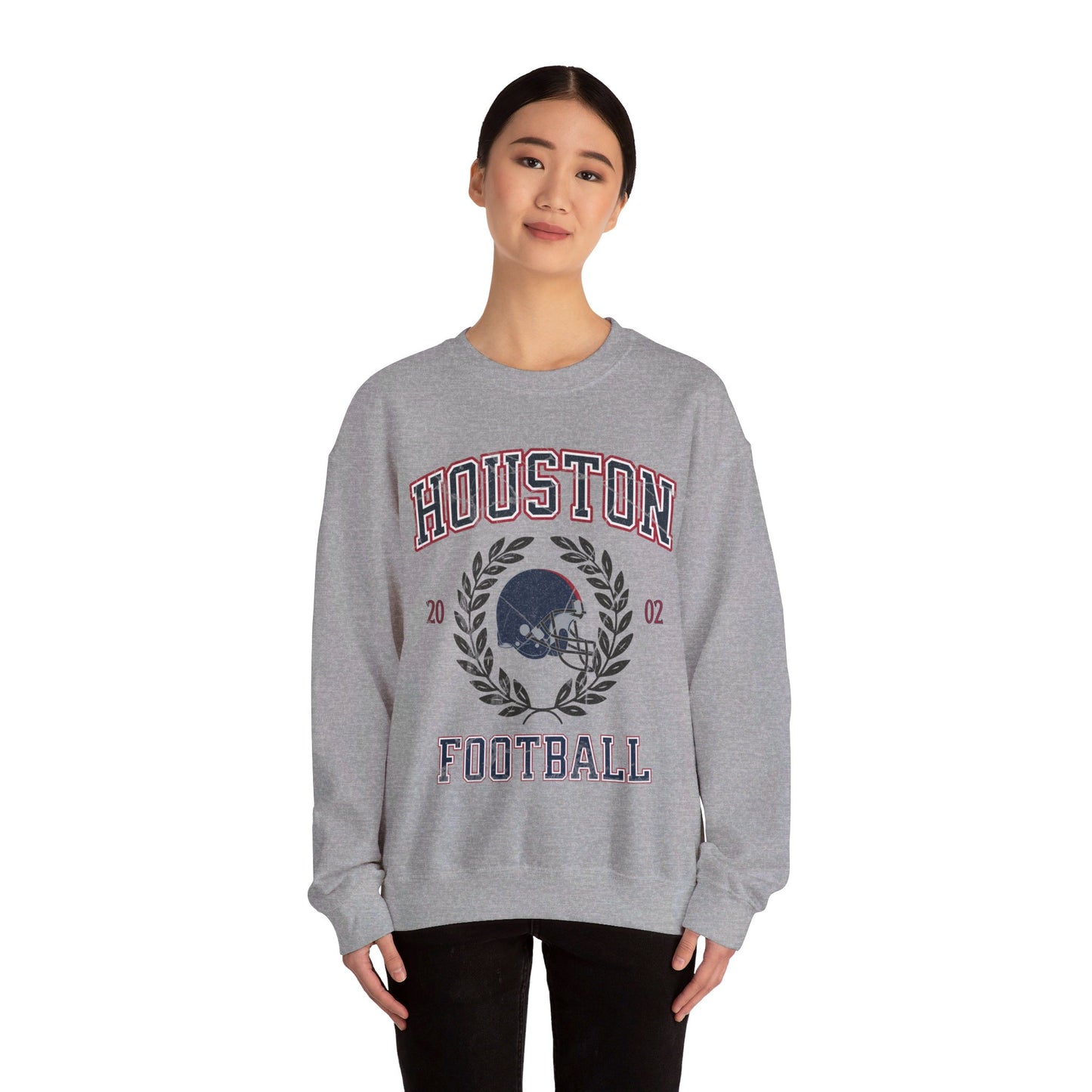 Vintage Houston Sweatshirt, Houston Football Sweatshirt, Texan Football Crewneck, Houston Football Shirt, Texan Football Crewneck Sweatshirt