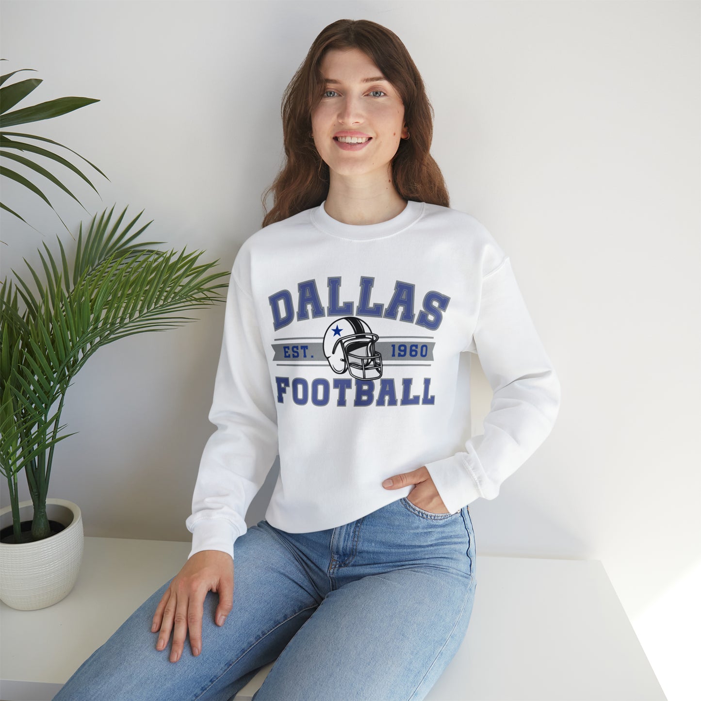 Dallas Football Sweatshirt - Happy Place Studio