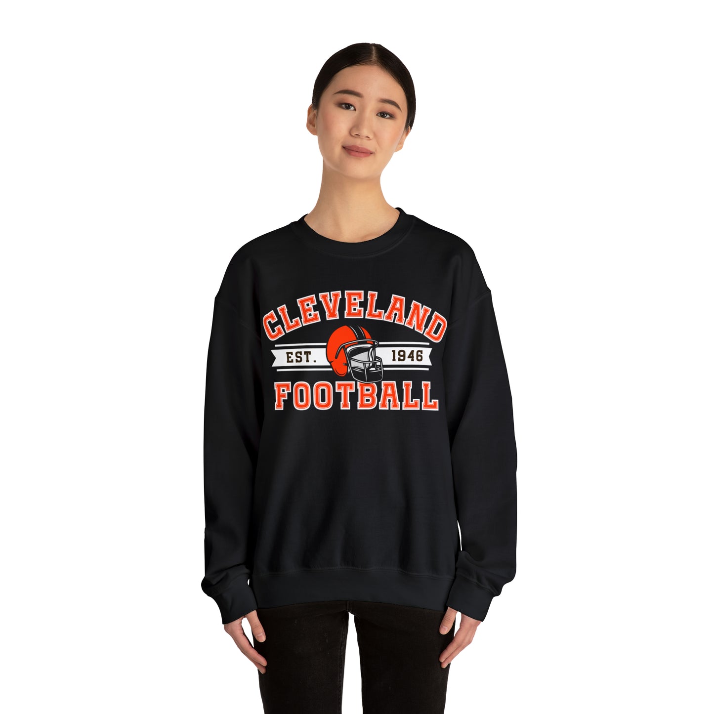 Cleveland Football Sweatshirt - Happy Place Studio