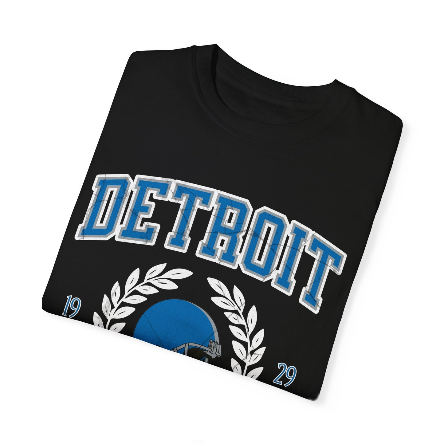 Comfort Colors Detroit Football Shirt