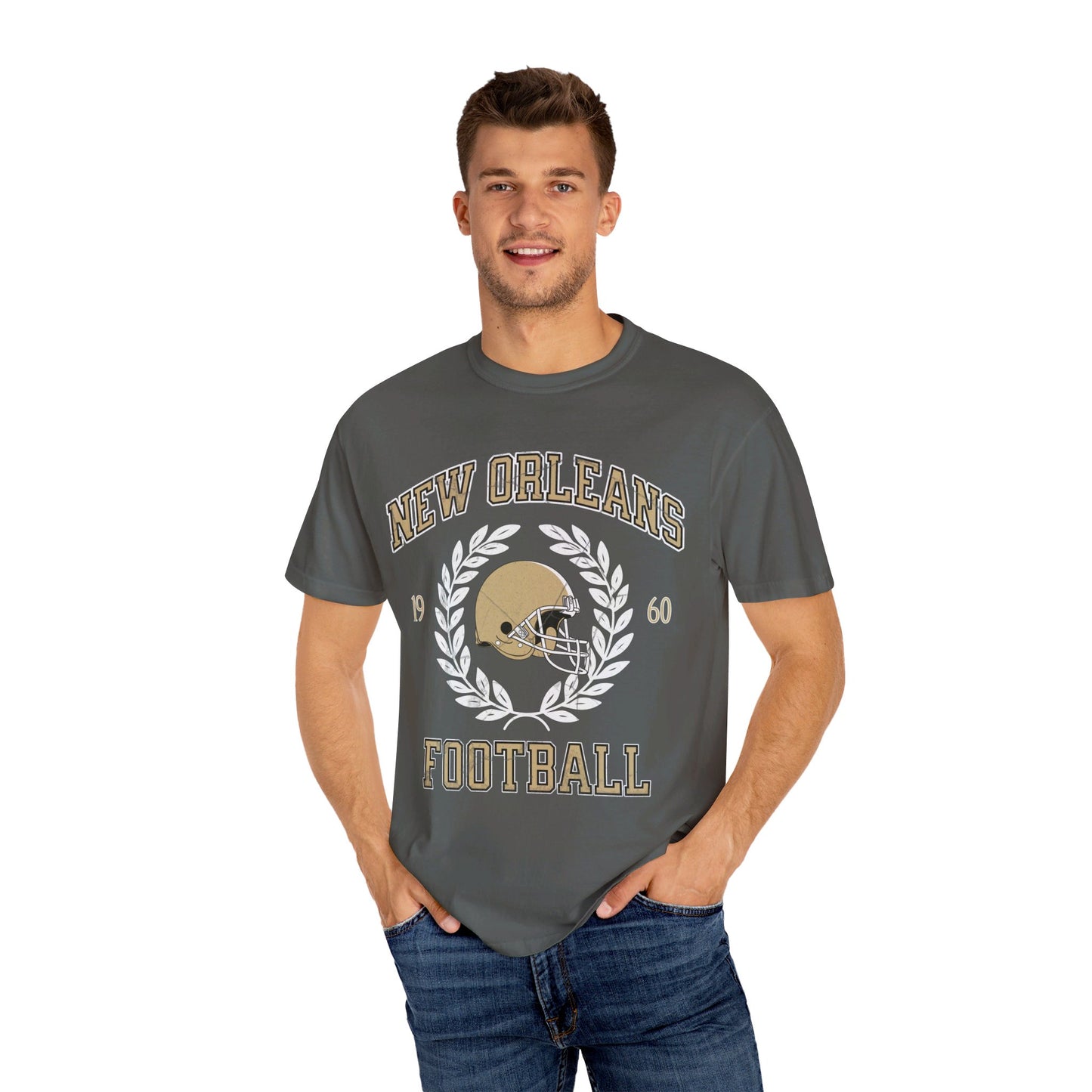 Comfort Colors New Orleans Football Shirt