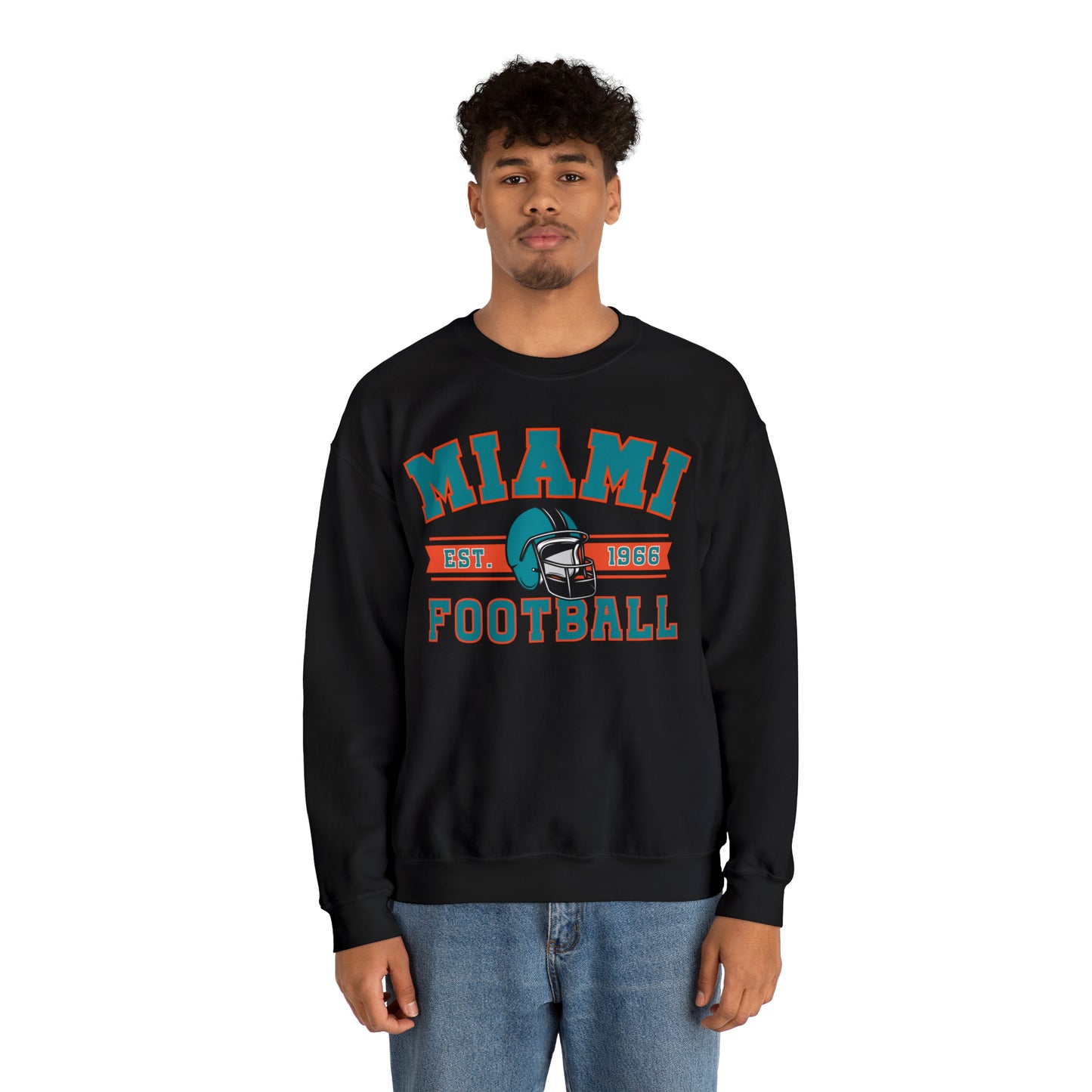 Miami Football Sweatshirt - Happy Place Studio