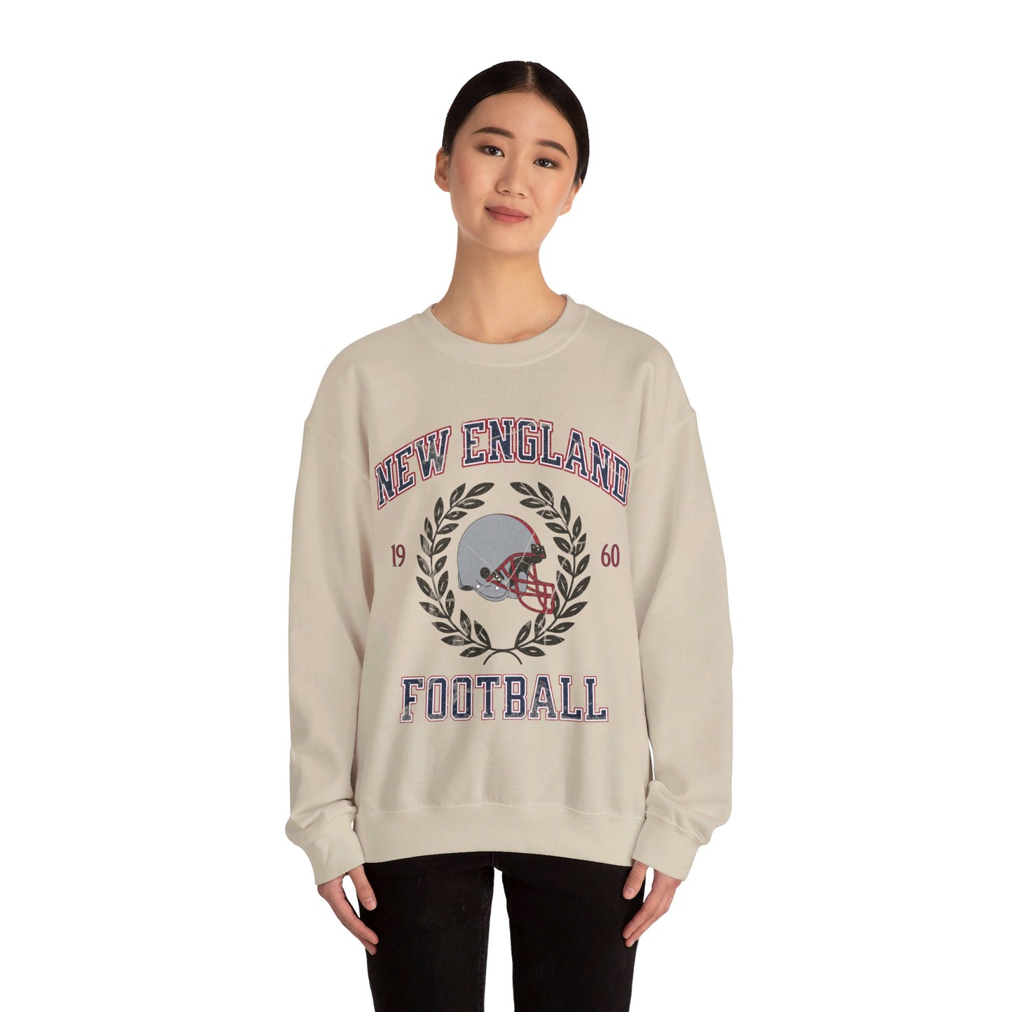 New England Football Sweatshirt, Vintage Patriot Football Crewneck, New England Football Shirt, New England Football Gift, Patriot Shirt