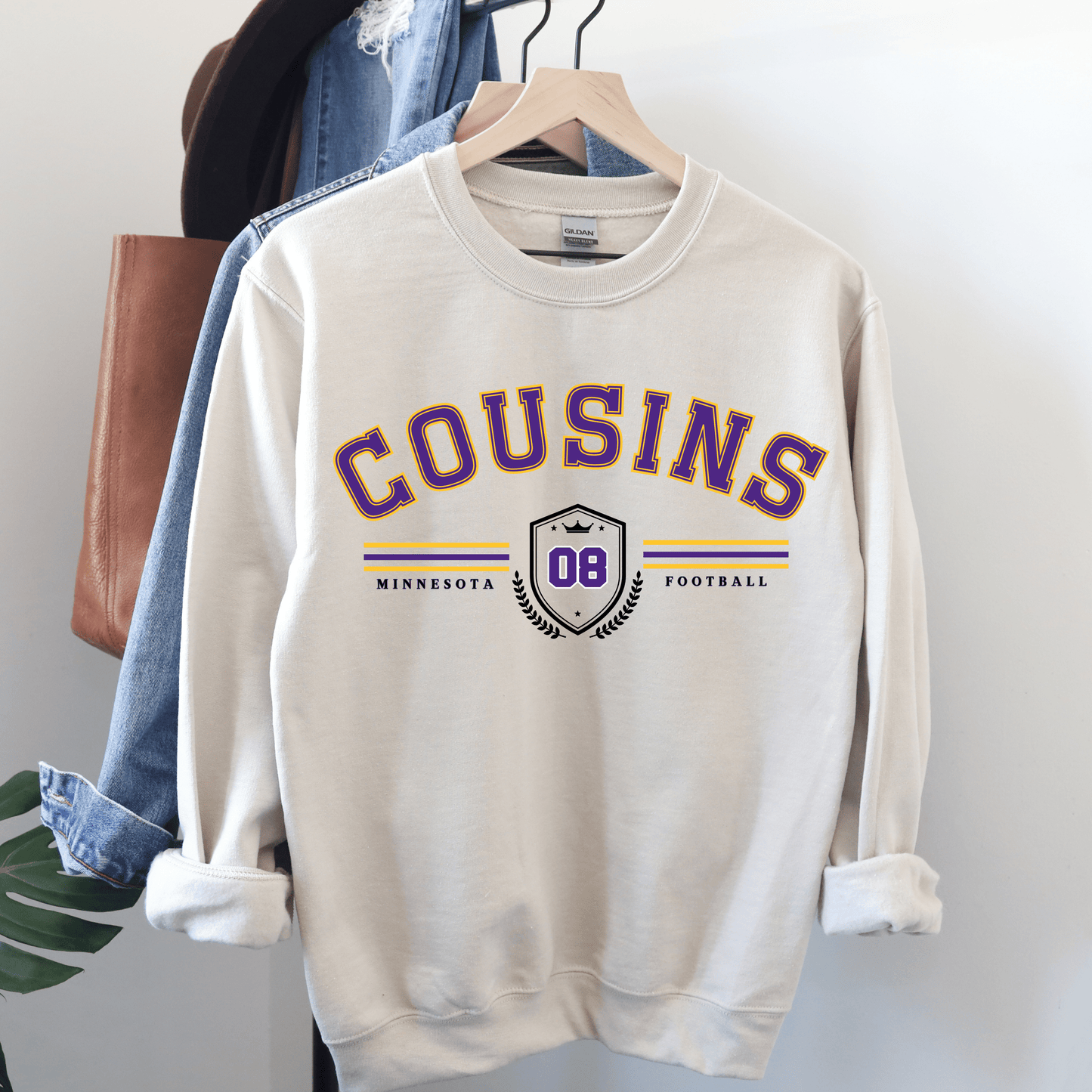 Kirk Cousins Sweatshirt - Happy Place Studio