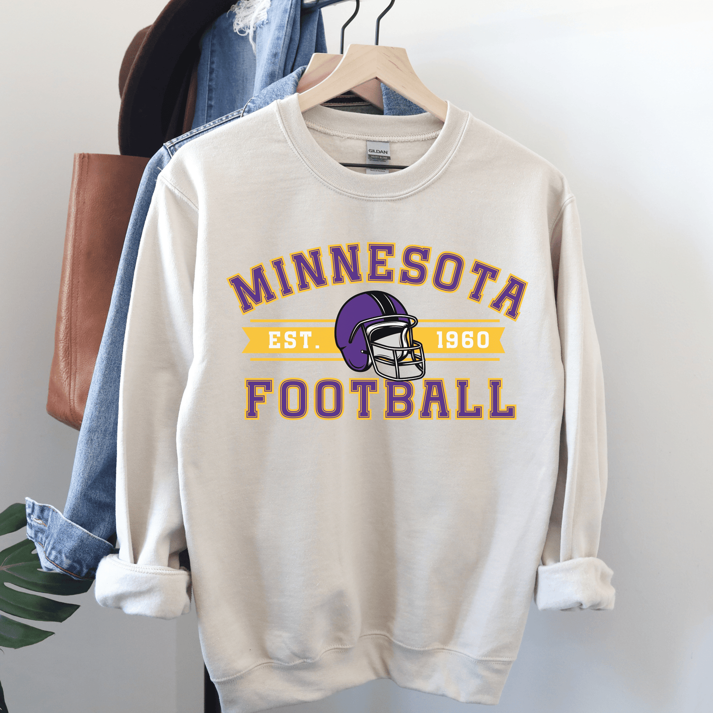 Minnesota Football Sweatshirt - Happy Place Studio